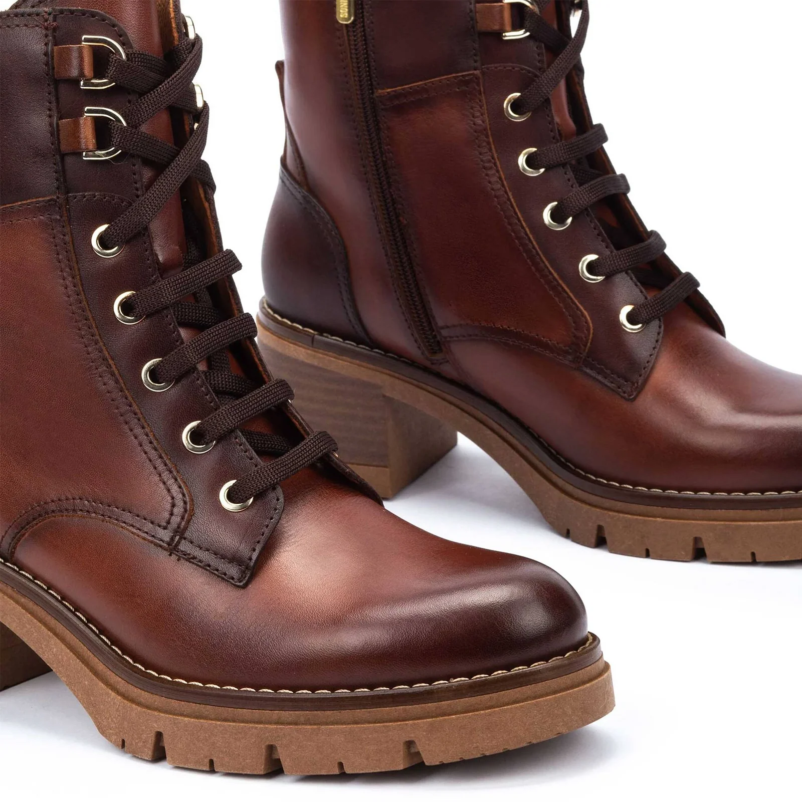 Pikolinos Soria W0B-8552C2 Heeled Ankle Boot (Women) - Cognac - Image 5
