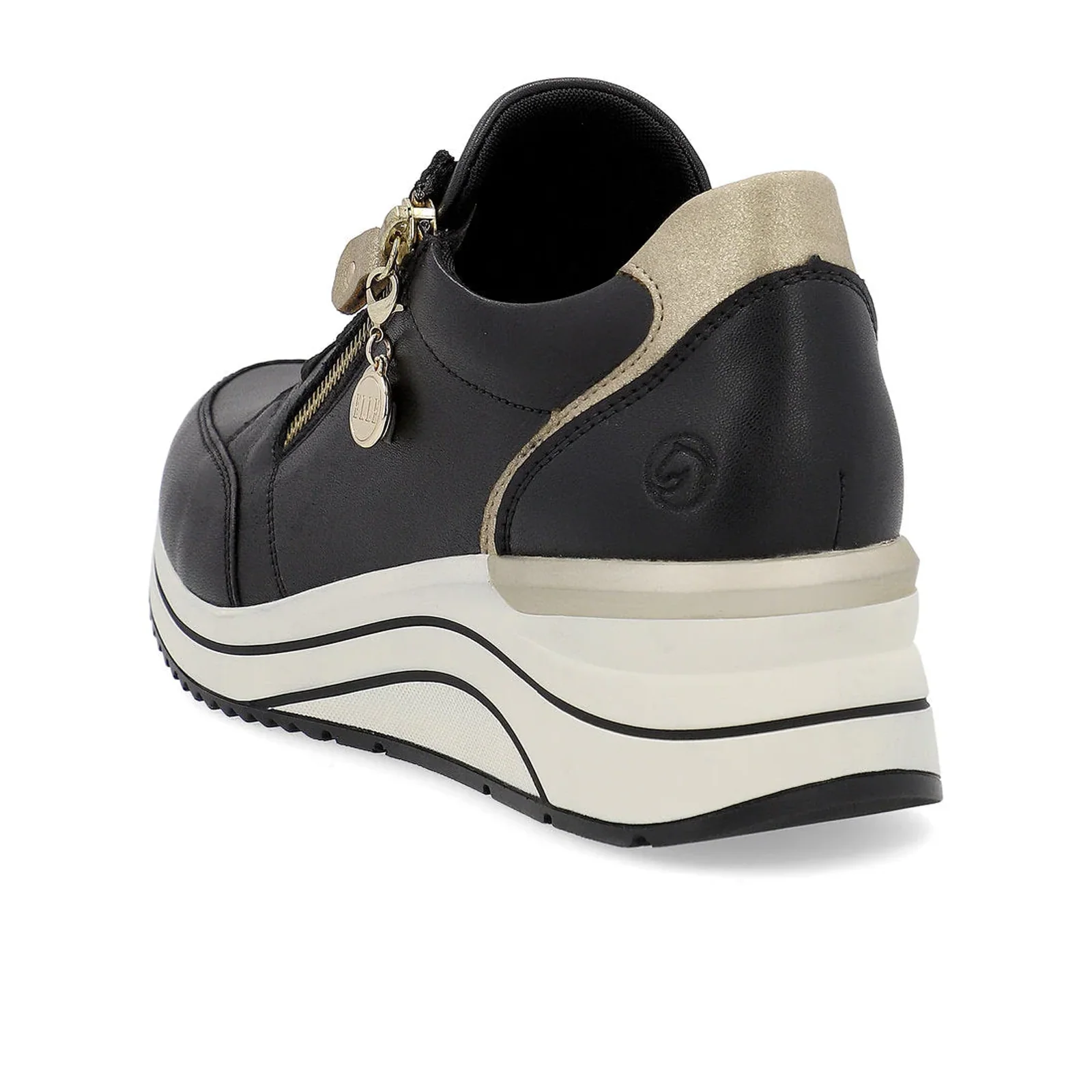 Remonte Eleni 03 Sneaker (Women) - Schwarz/Ginger Gold - Image 5
