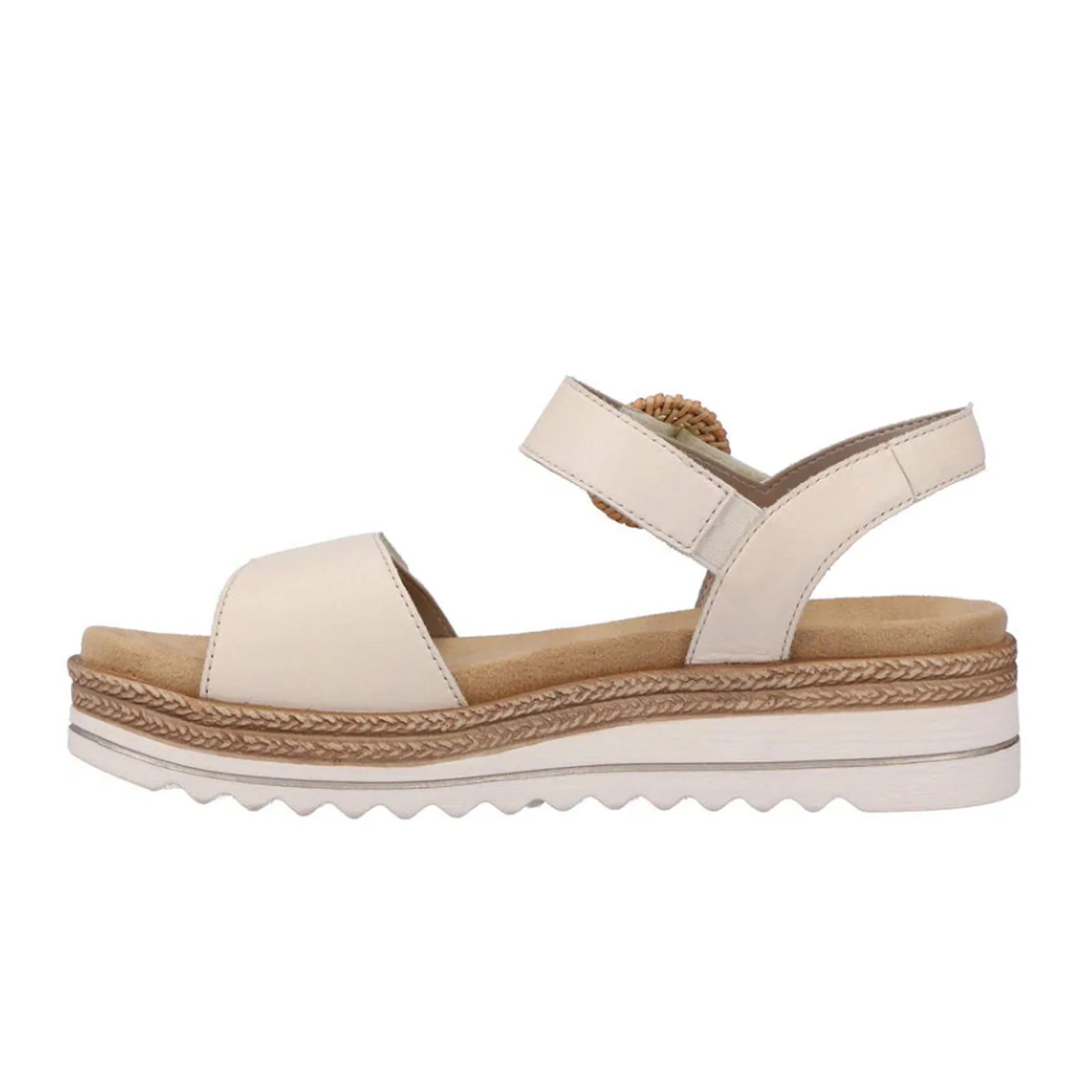 Remonte Jocelyn 52 Flatform Backstrap Sandal (Women) - Porzellan - Image 2