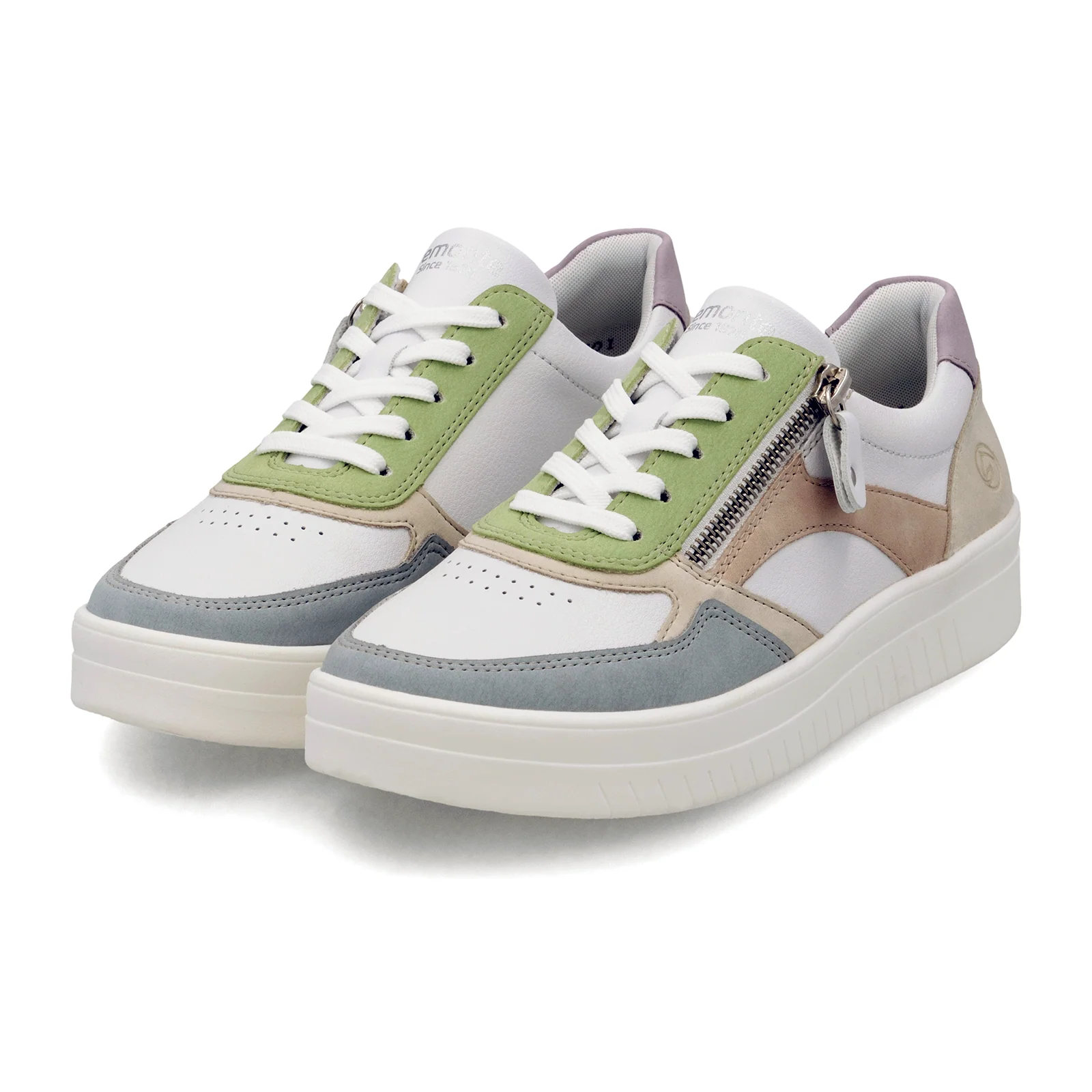 Remonte Kendra 01 Sneaker (Women) - Bleu/Weiss/Crema/Rose - Image 3