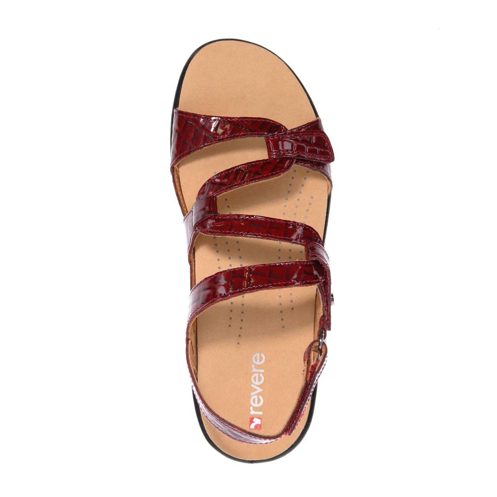 Revere Miami Backstrap Sandal (Women) - Red Croc - Image 5