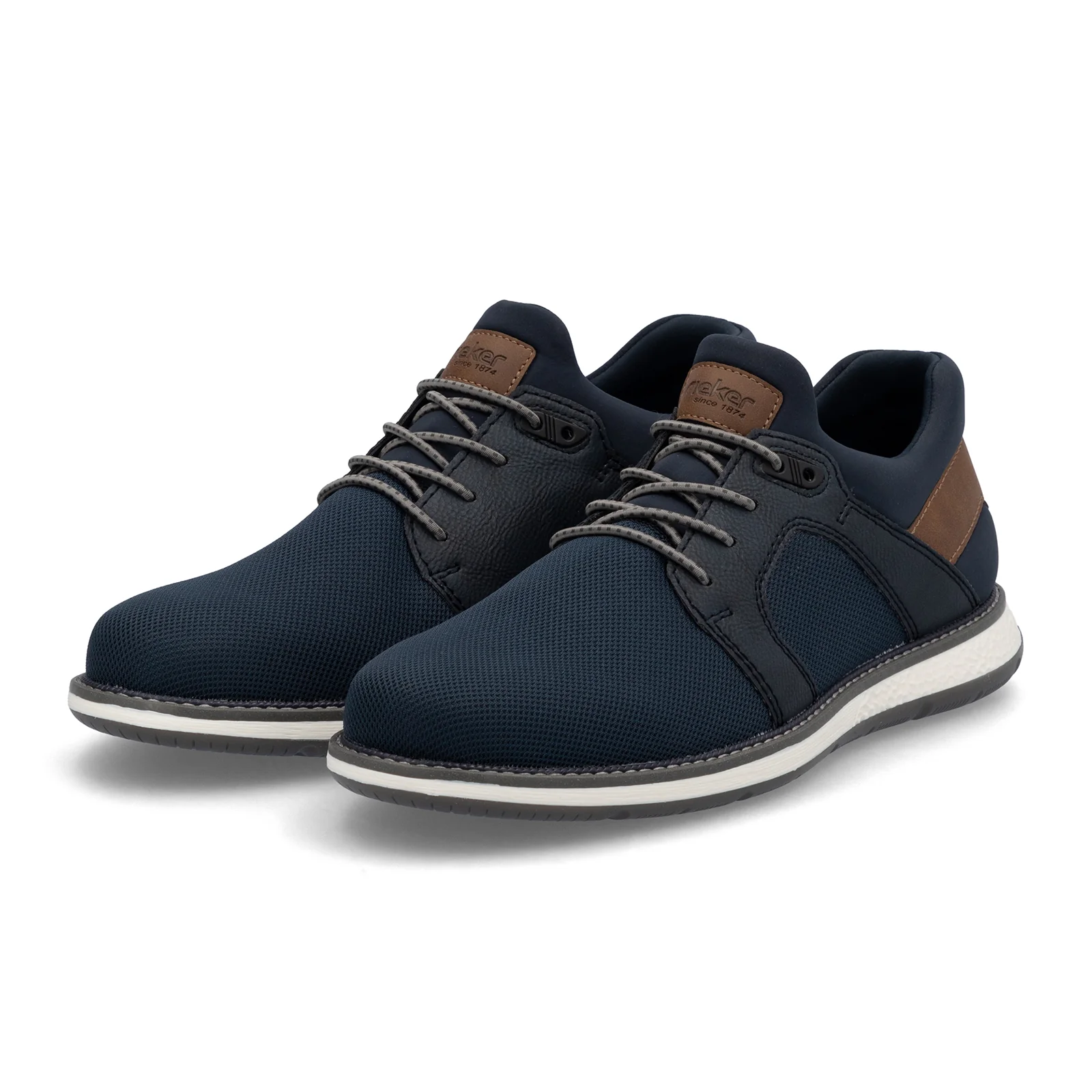 Rieker Adrian 52 Lace Up (Men) - Navy/Lake/Nuss - Image 5