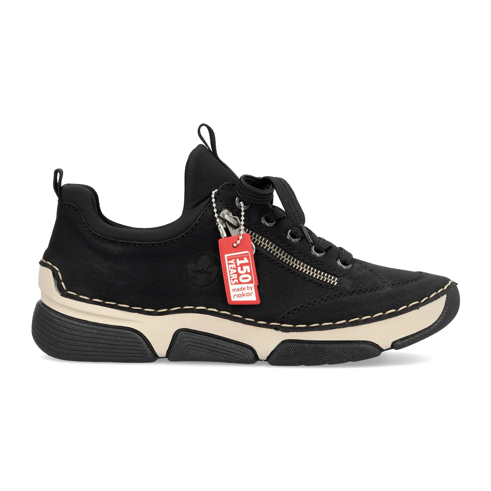Rieker Angela 73 Sneaker (Women) - Black/Black