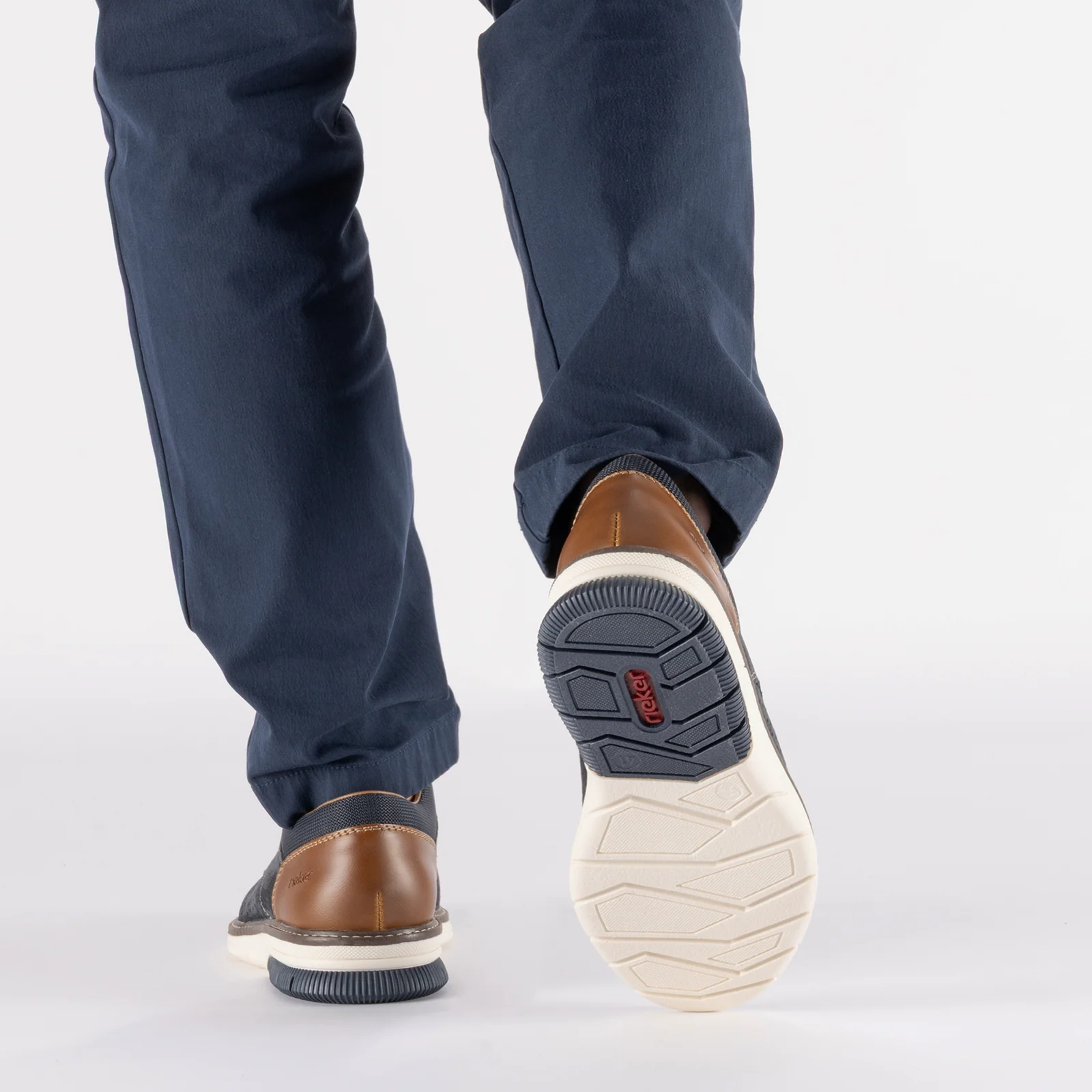 Rieker Dustin 25 Loafer (Men) - Kobalt/Amaretto/Ozean - Image 12