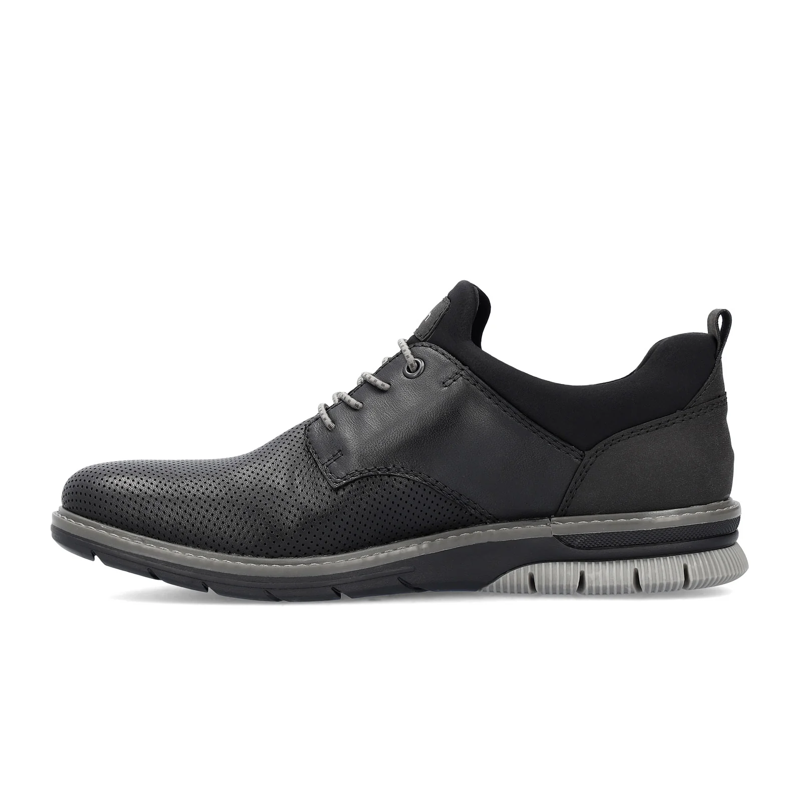 Rieker Dustin 50 Lace Up (Men) - Black/Black/Black - Image 2