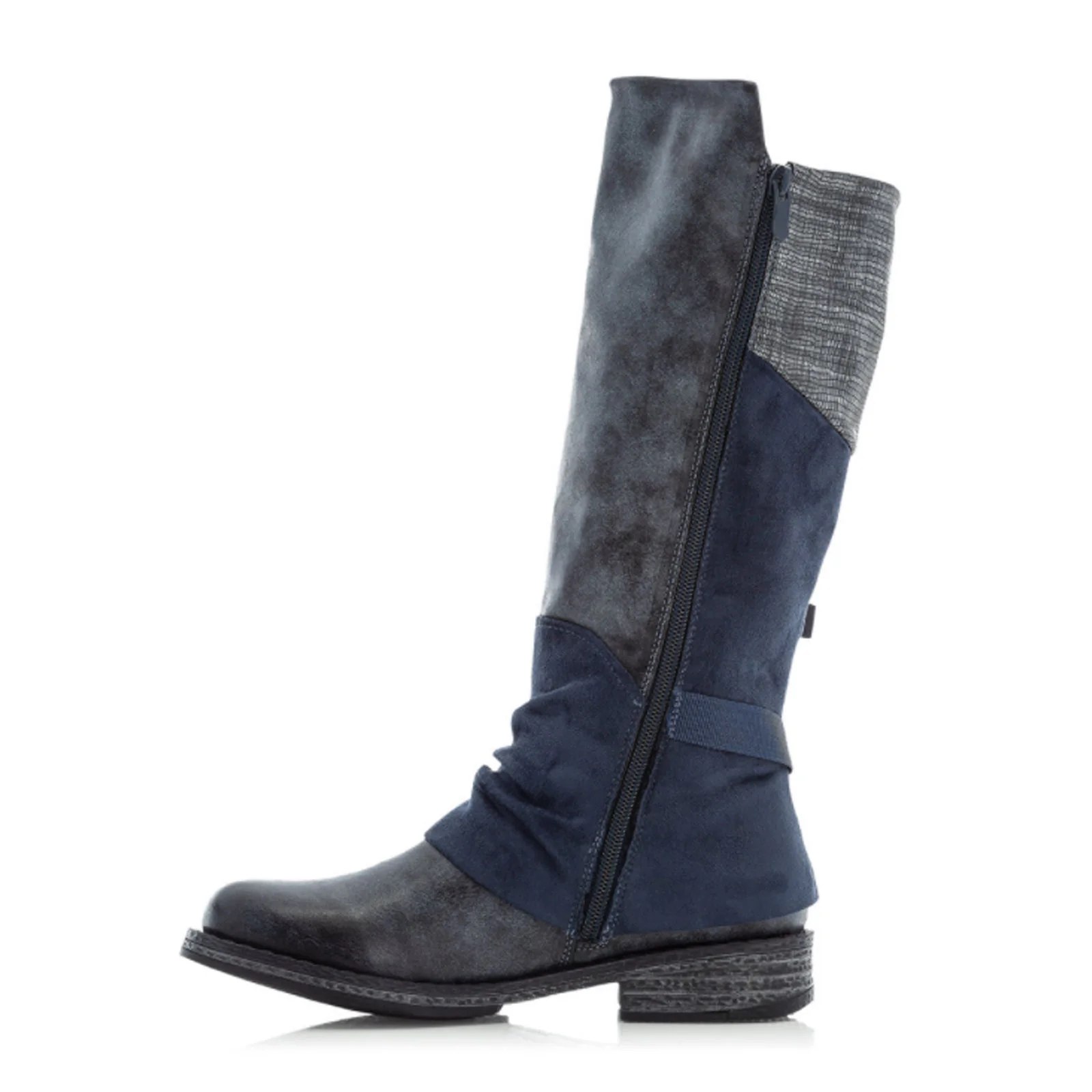 Rieker Franka 84 Tall Boot (Women) - Grey - Image 2
