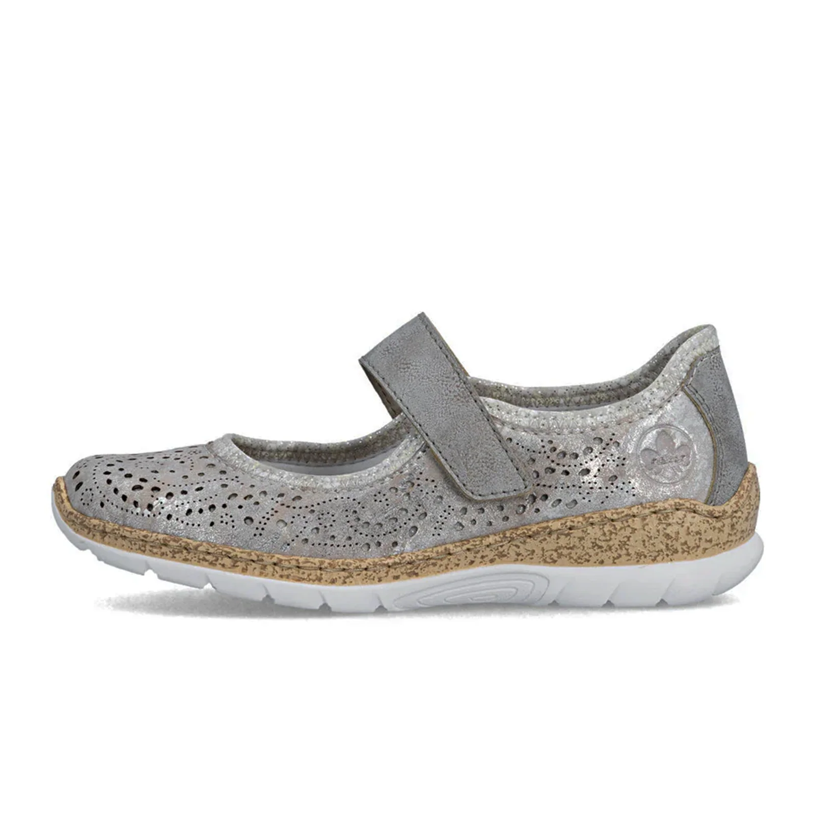 Rieker Nikita 99 Sneaker (Women) - Grey Metallic - Image 2