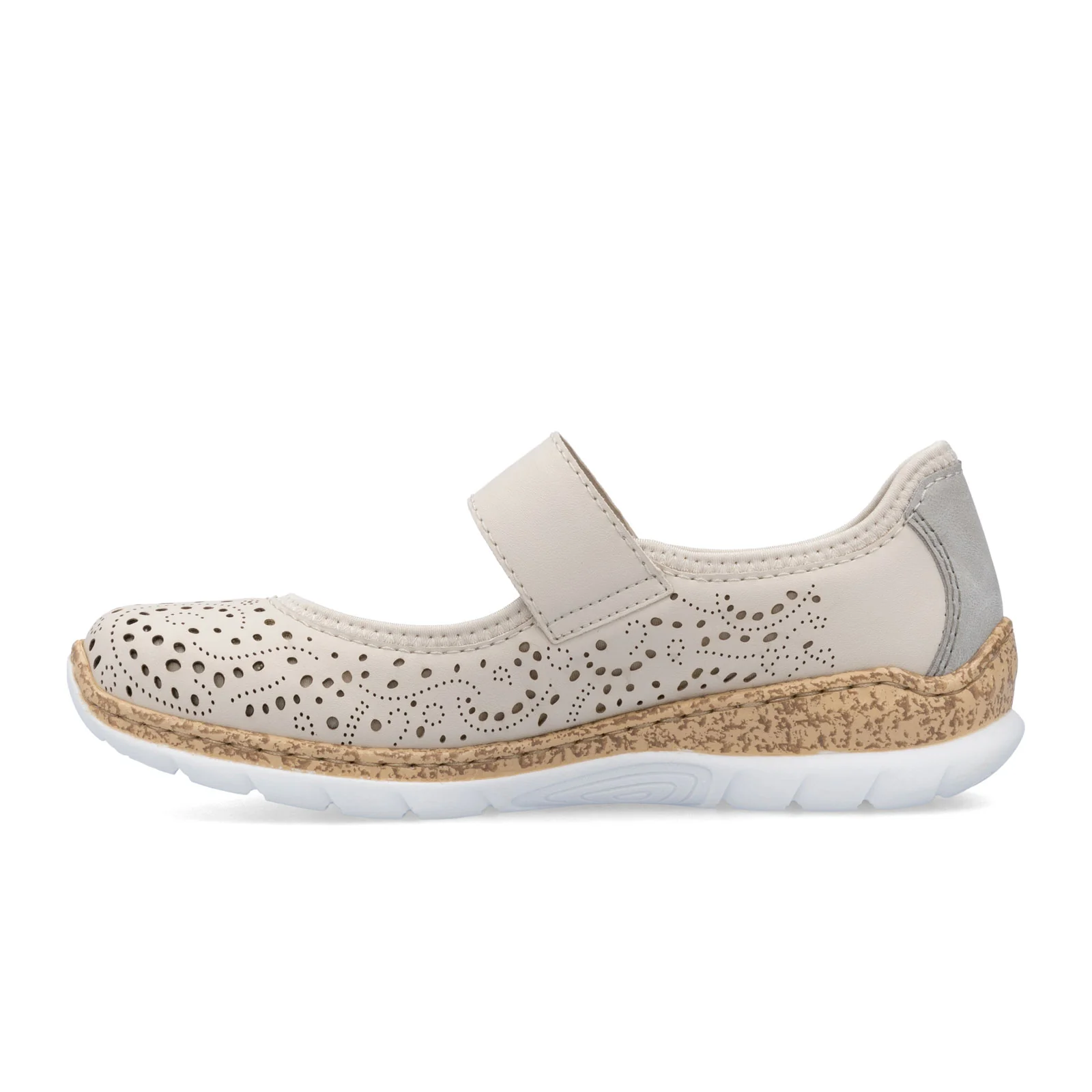 Rieker Nikita 99 Sneaker (Women) - Perle/Cement - Image 2