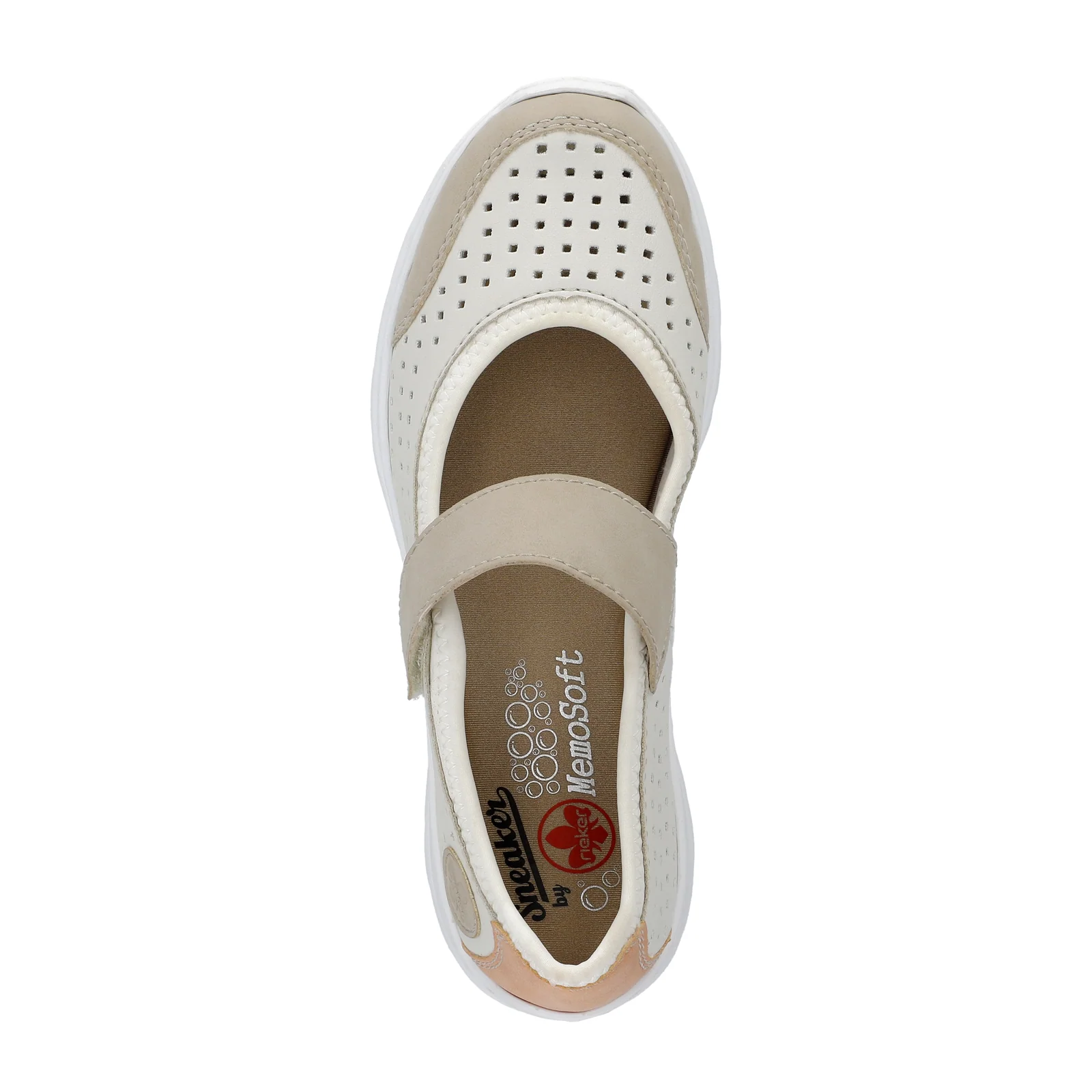 Rieker Nikita B5 Mary Jane (Women) - Ginger/Off White - Image 4