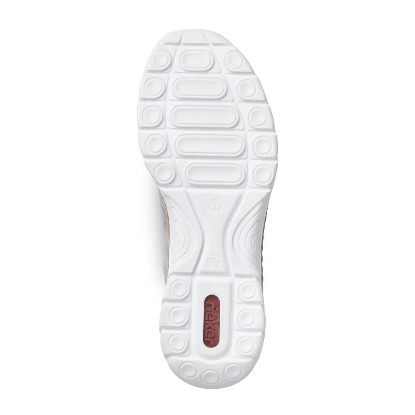 Rieker Nikita K6 Sneaker (Women) - Grey/Rose Metallic - Image 6