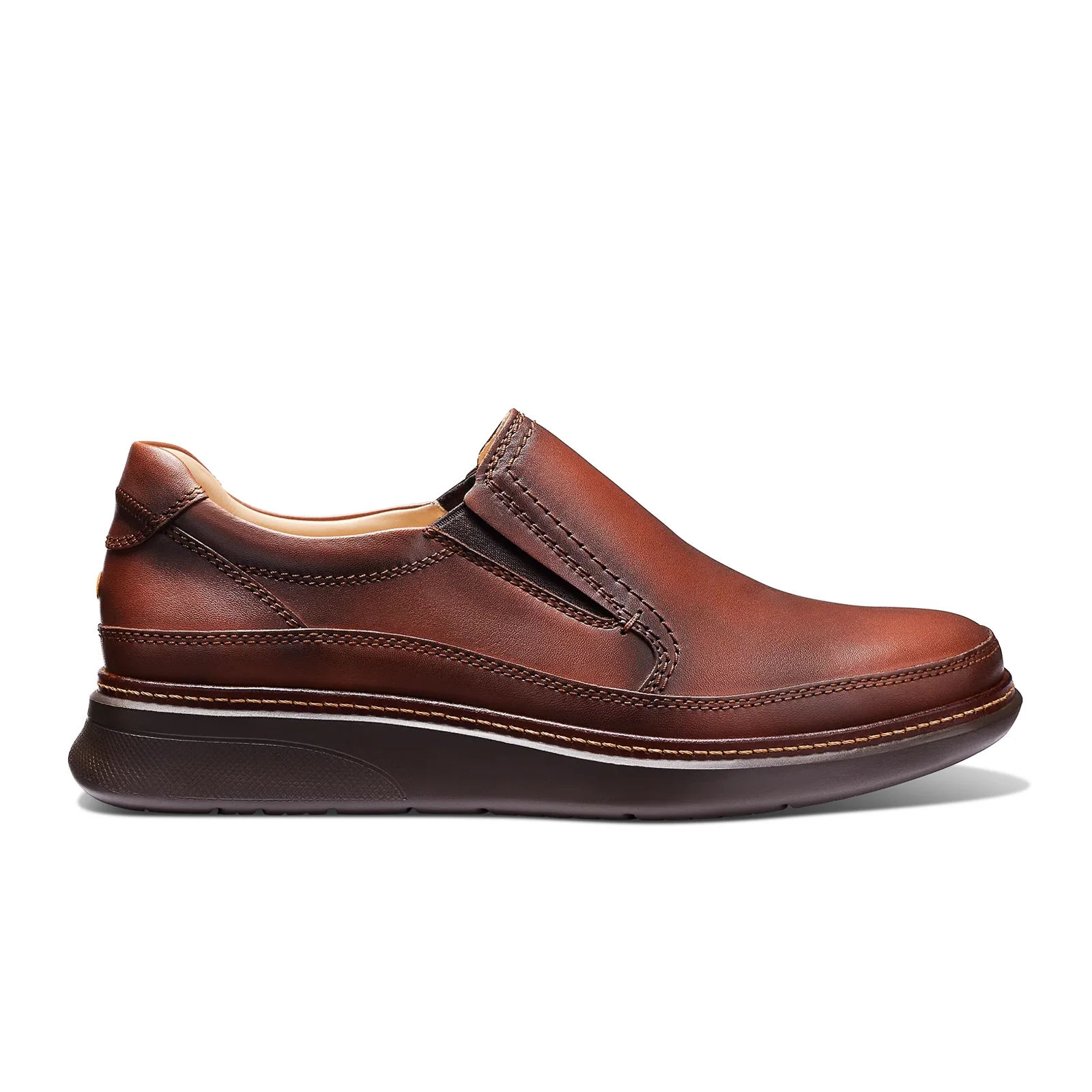 Samuel Hubbard Rafael Hybrid Slip On (Men) - Cognac Leather