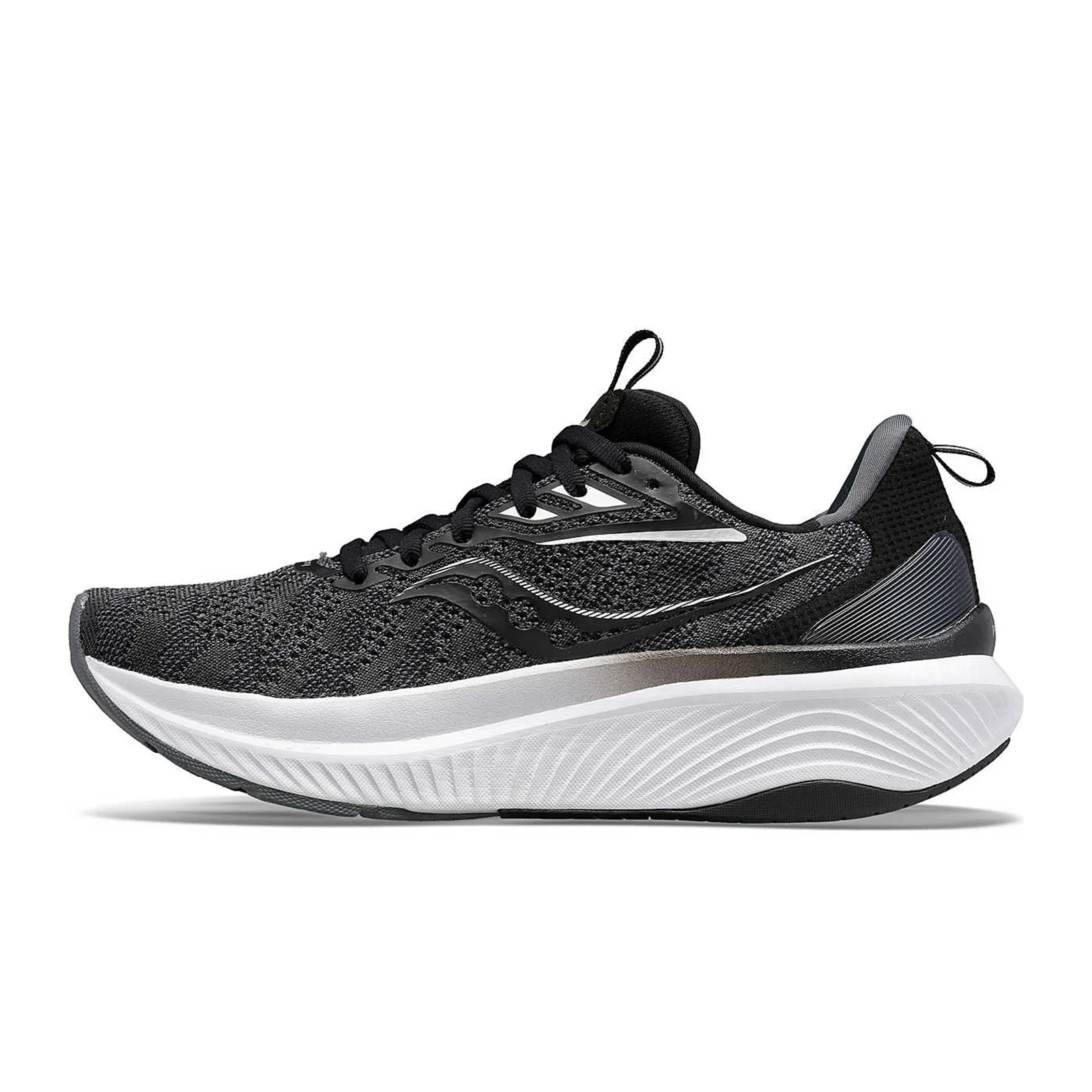 Saucony Echelon 9 Running Shoe (Men) - Black/White - Image 2