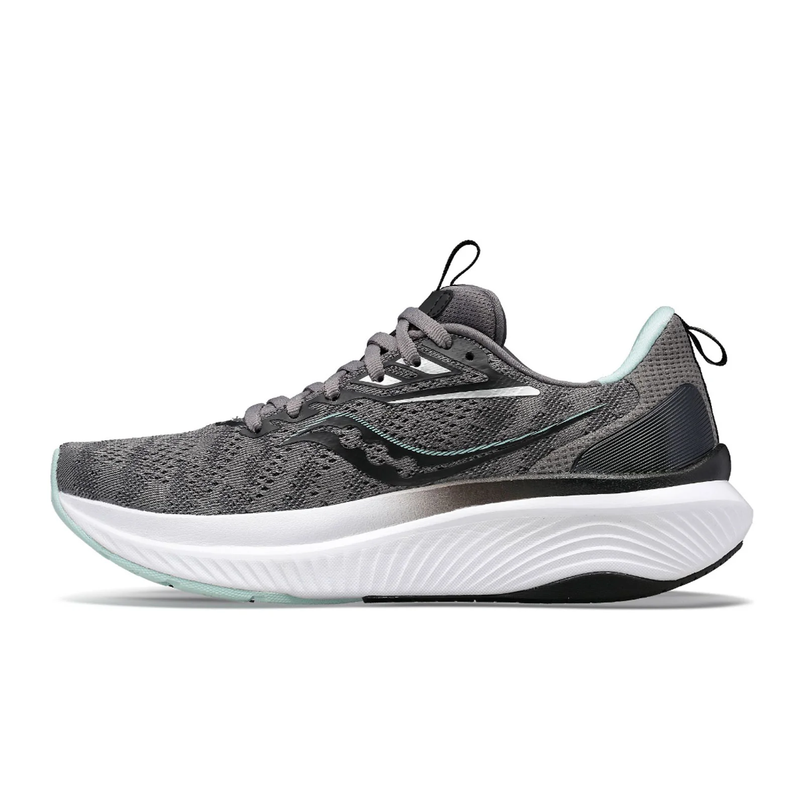 Saucony Echelon 9 Running Shoe (Women) - Charcoal/Ice - Image 2