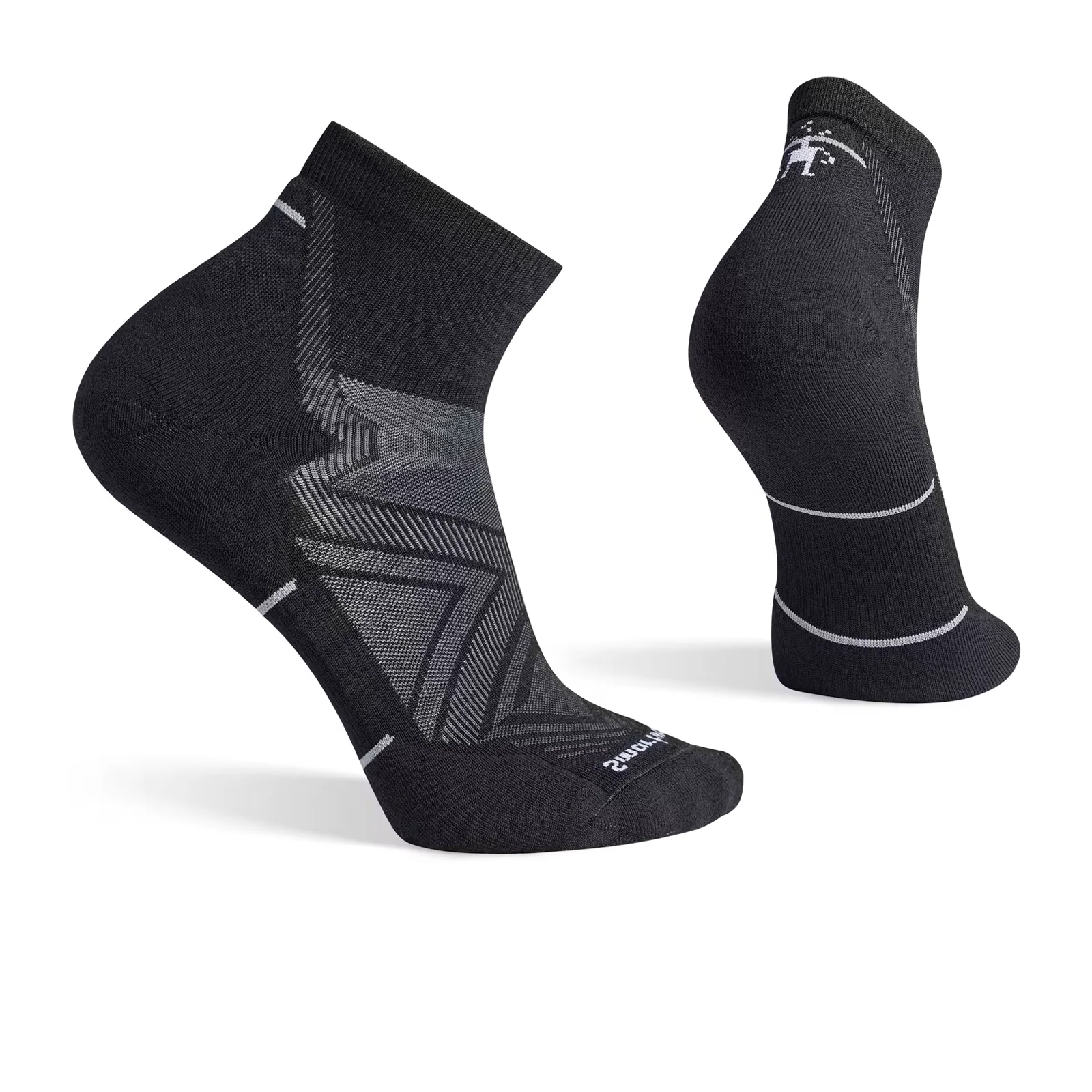 Smartwool Run Targeted Cushion Ankle Sock (Men) - Black
