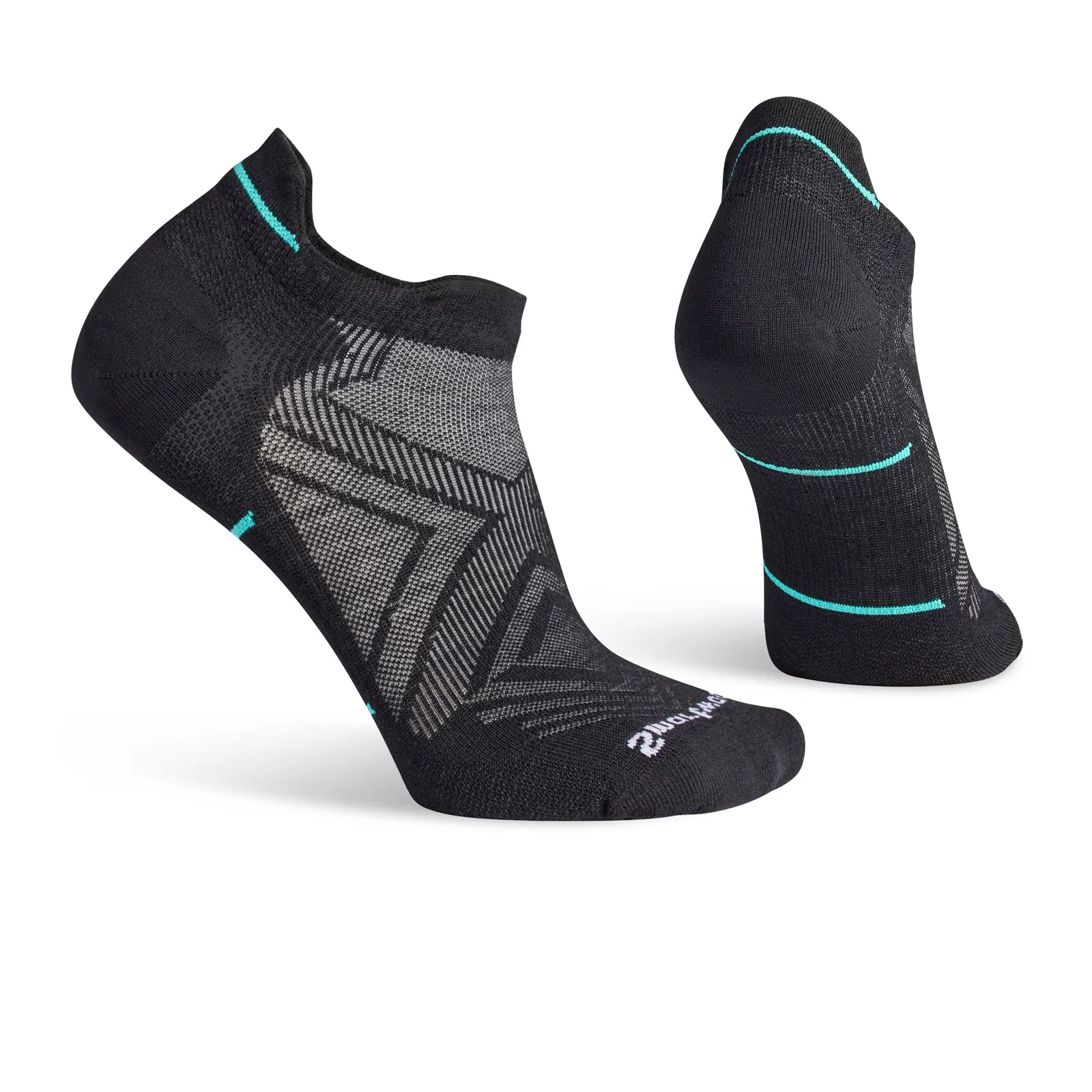 Smartwool Run Zero Cushion Low Ankle Sock (Women) - Black