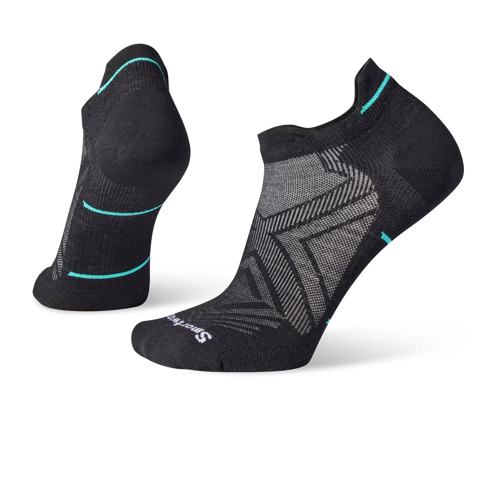 Smartwool Run Zero Cushion Low Ankle Sock (Women) - Black - Image 2
