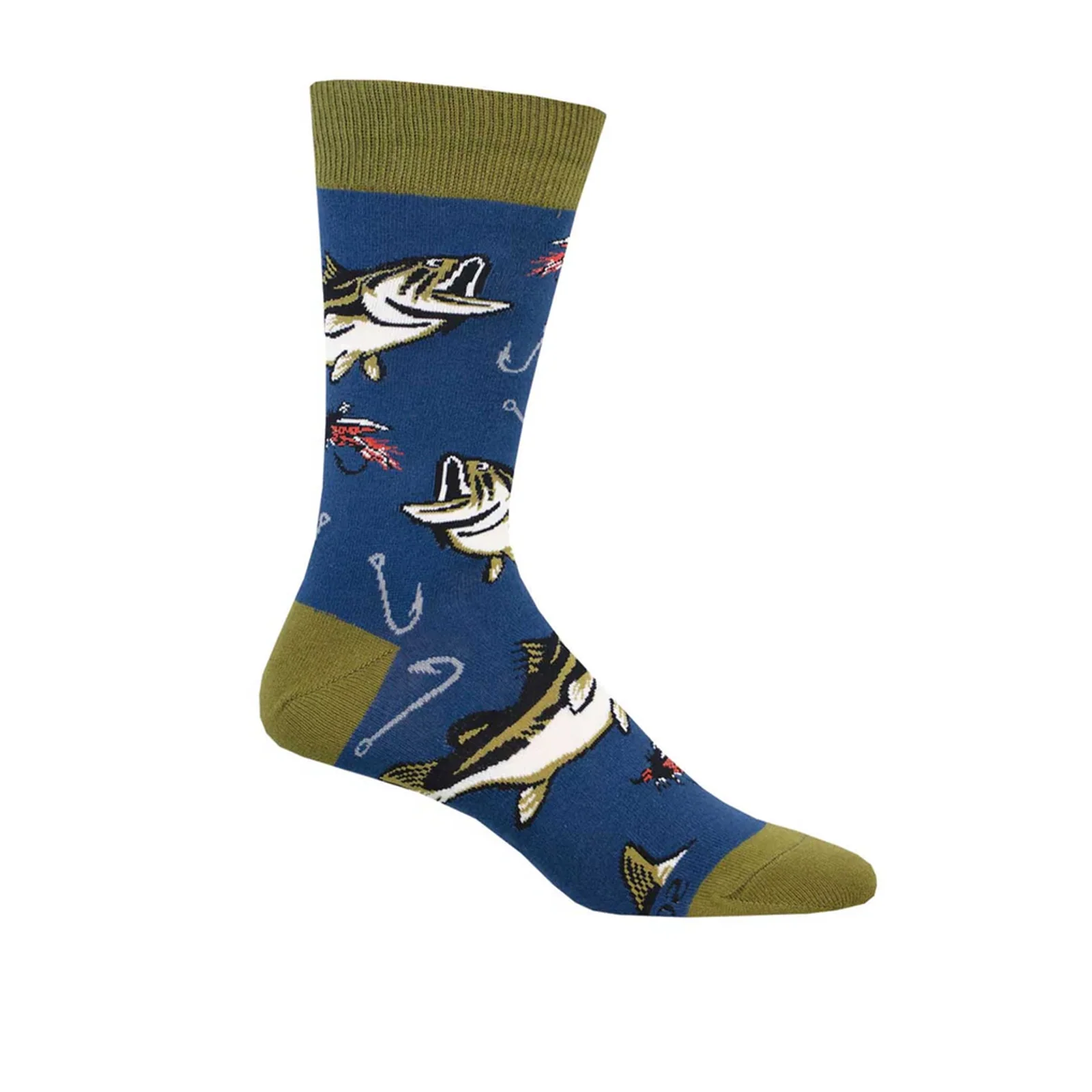 SockSmith All About The Bass Crew Sock (Men) - Navy