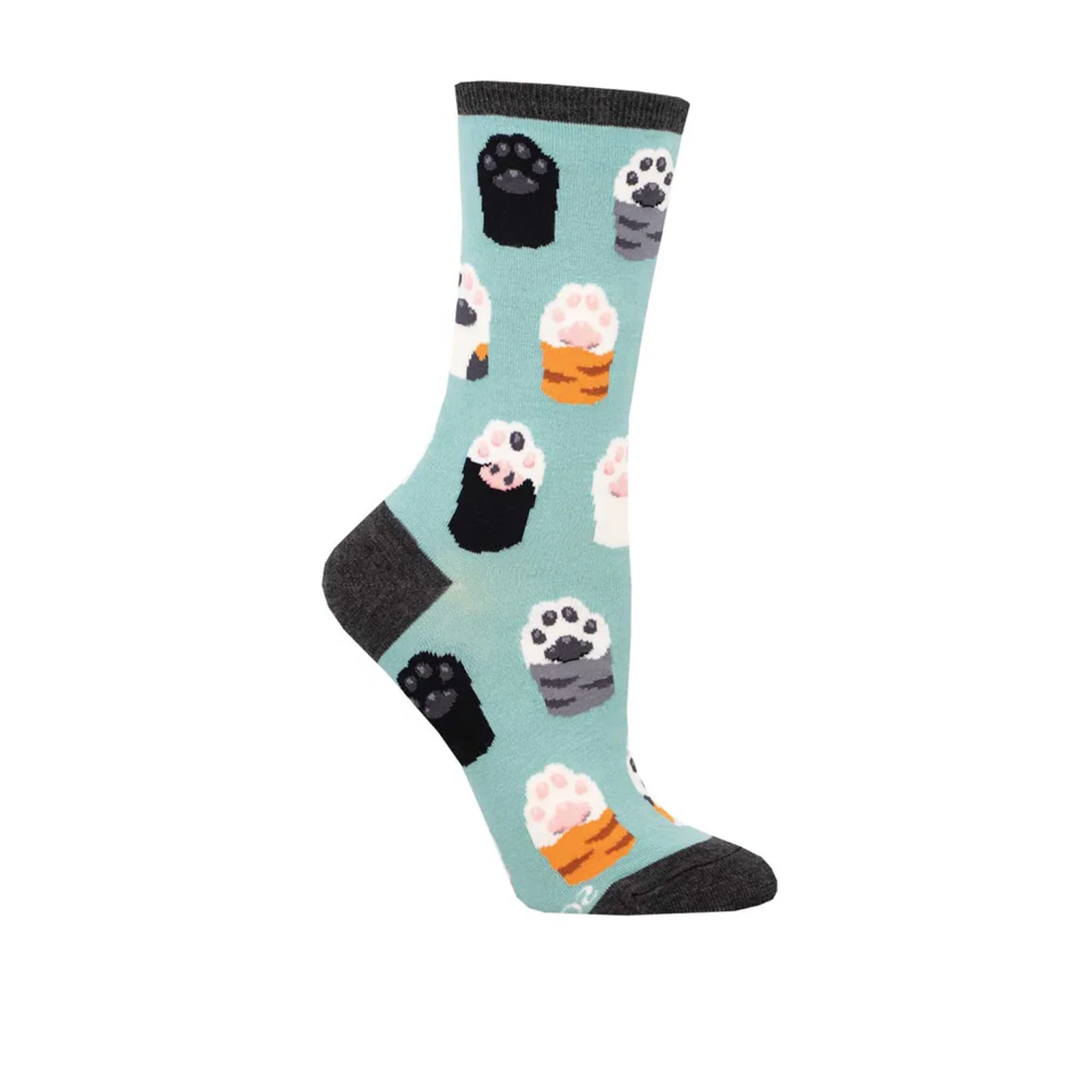 SockSmith Toe Beans Crew Sock (Women) - Blue