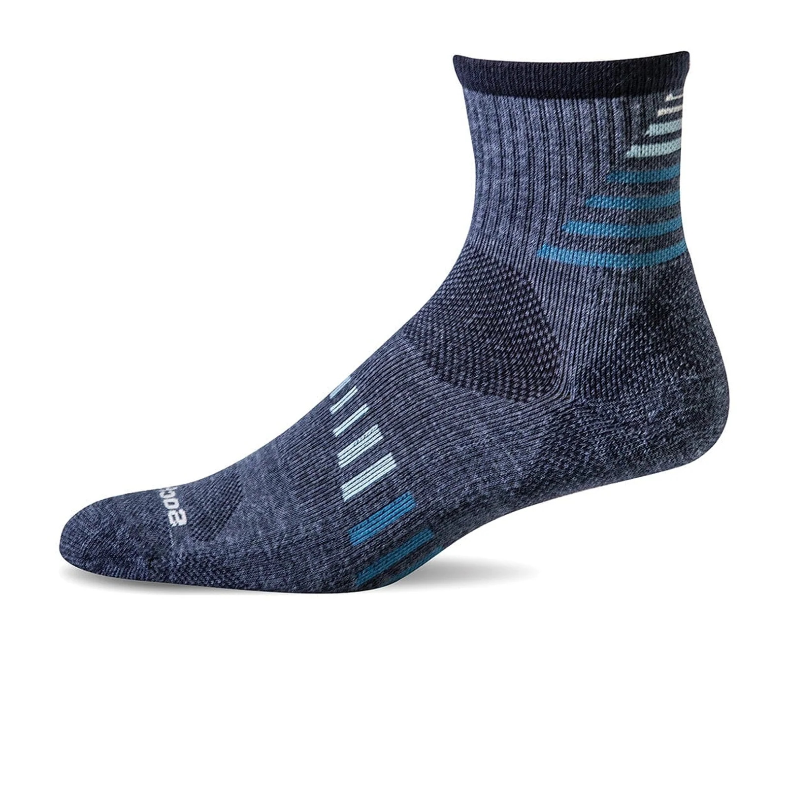 Sockwell Ascend II Quarter Sock (Men) - Denim - Image 2