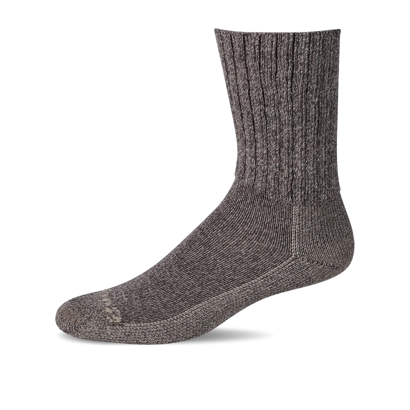 Sockwell Big Easy Relaxed Fit Crew Sock (Men) - Mushroom - Image 2