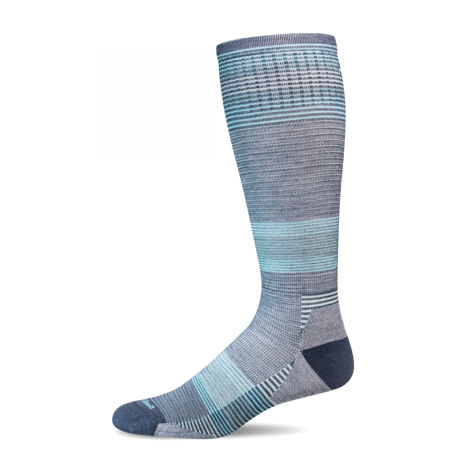 Sockwell Cadence Over the Calf Compression Sock (Women) - Denim - Image 2