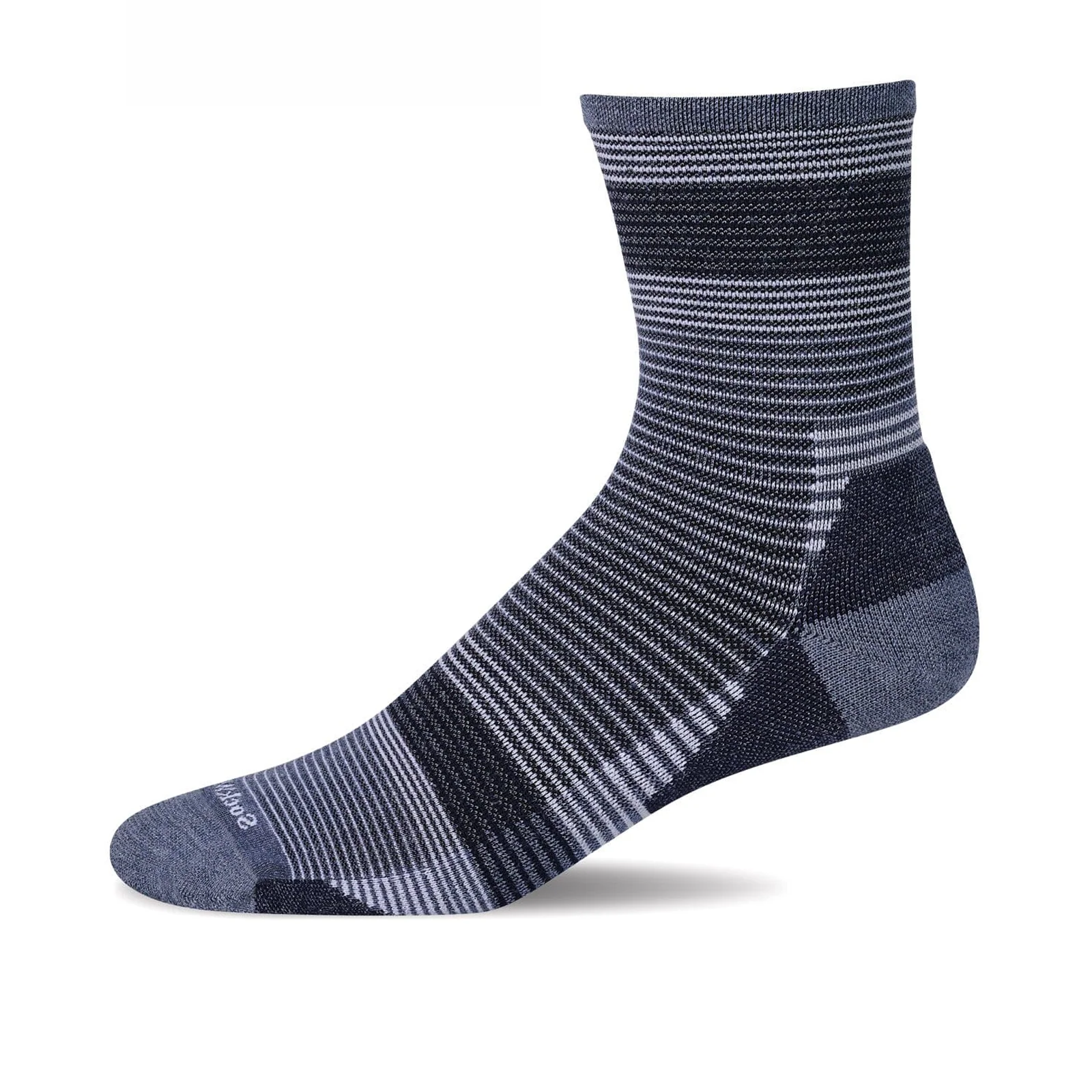 Sockwell Cadence Quarter Crew (Men) - Denim - Image 2