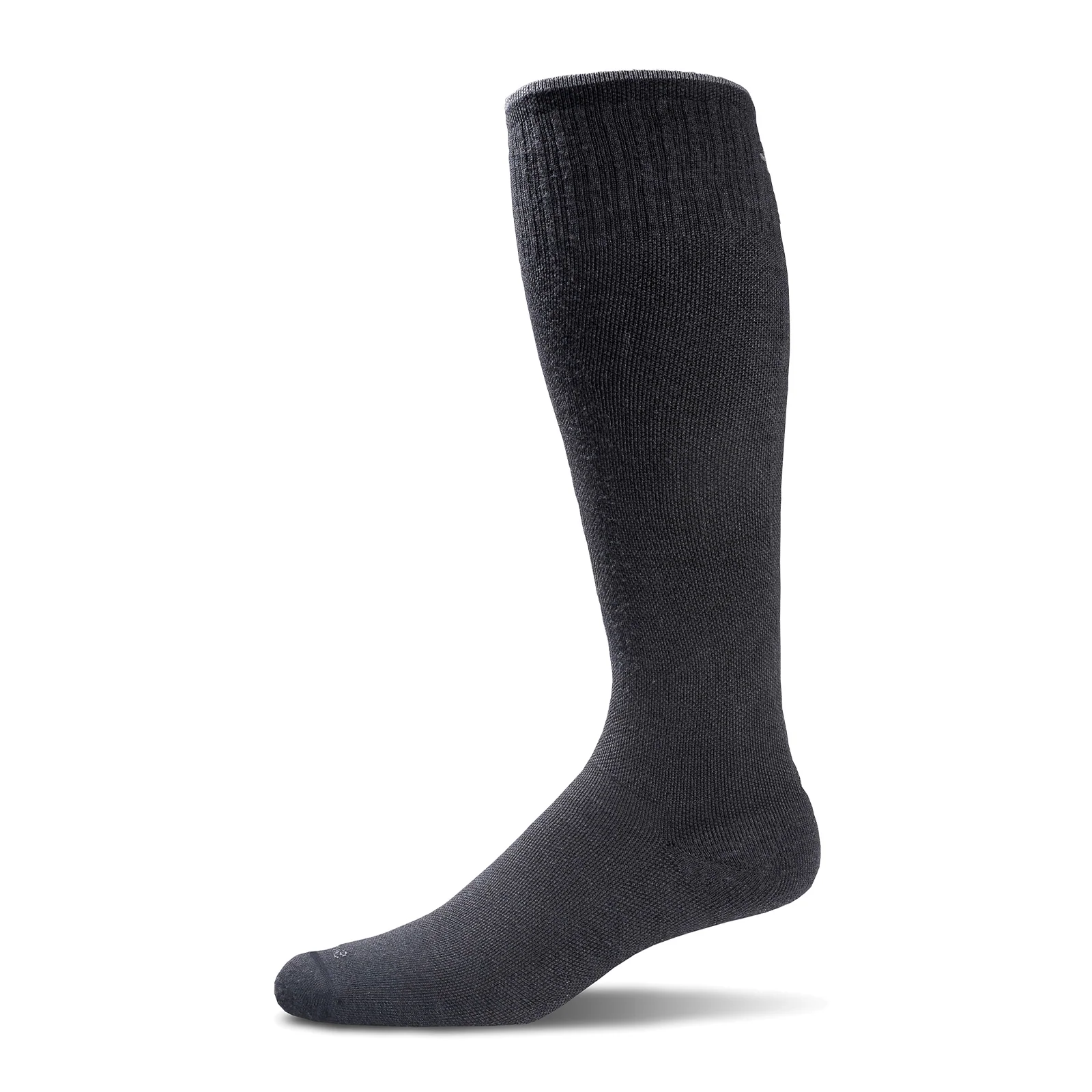 Sockwell Circulator Over the Calf Compression Sock (Men) - Black Solid - Image 2
