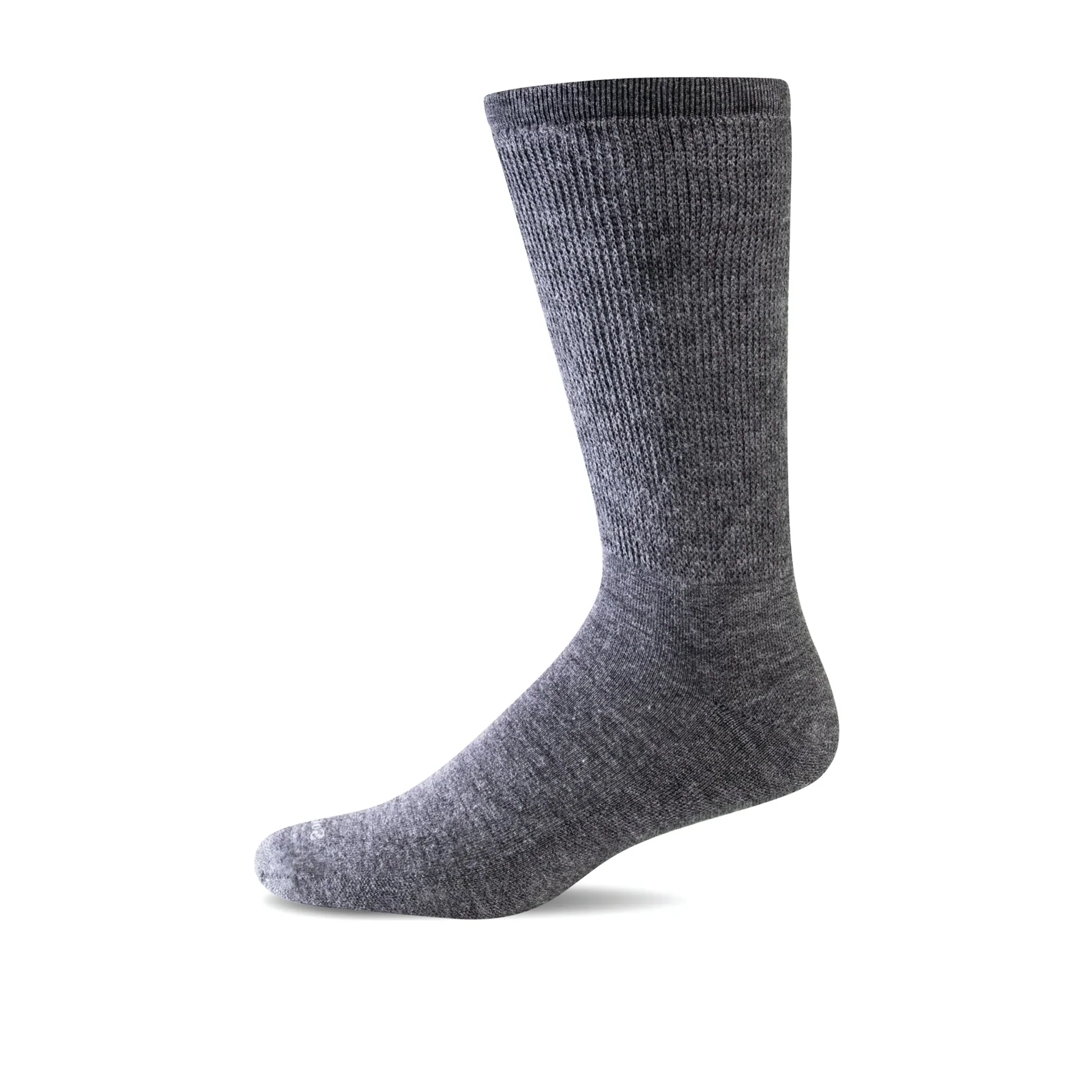 Sockwell Extra Easy Crew Sock (Men) - Charcoal - Image 2