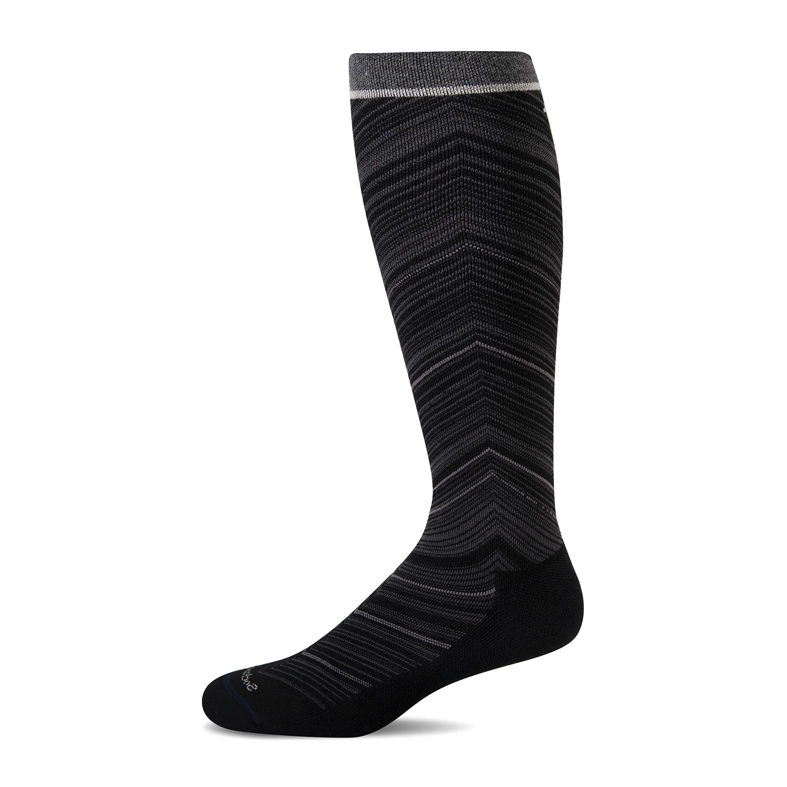 Sockwell Full Flattery Over the Calf Compression Sock (Women) - Black - Image 2