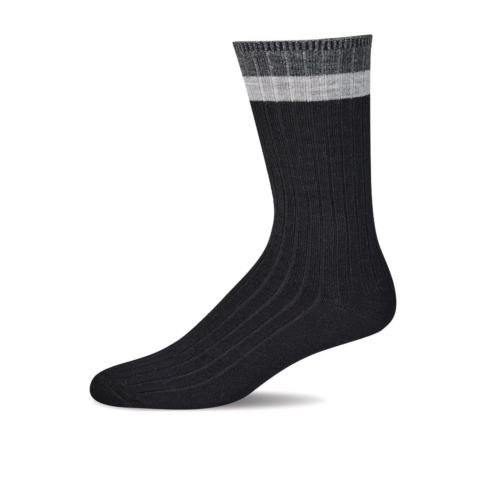 Sockwell Lake Side Crew Sock (Men) - Black - Image 2