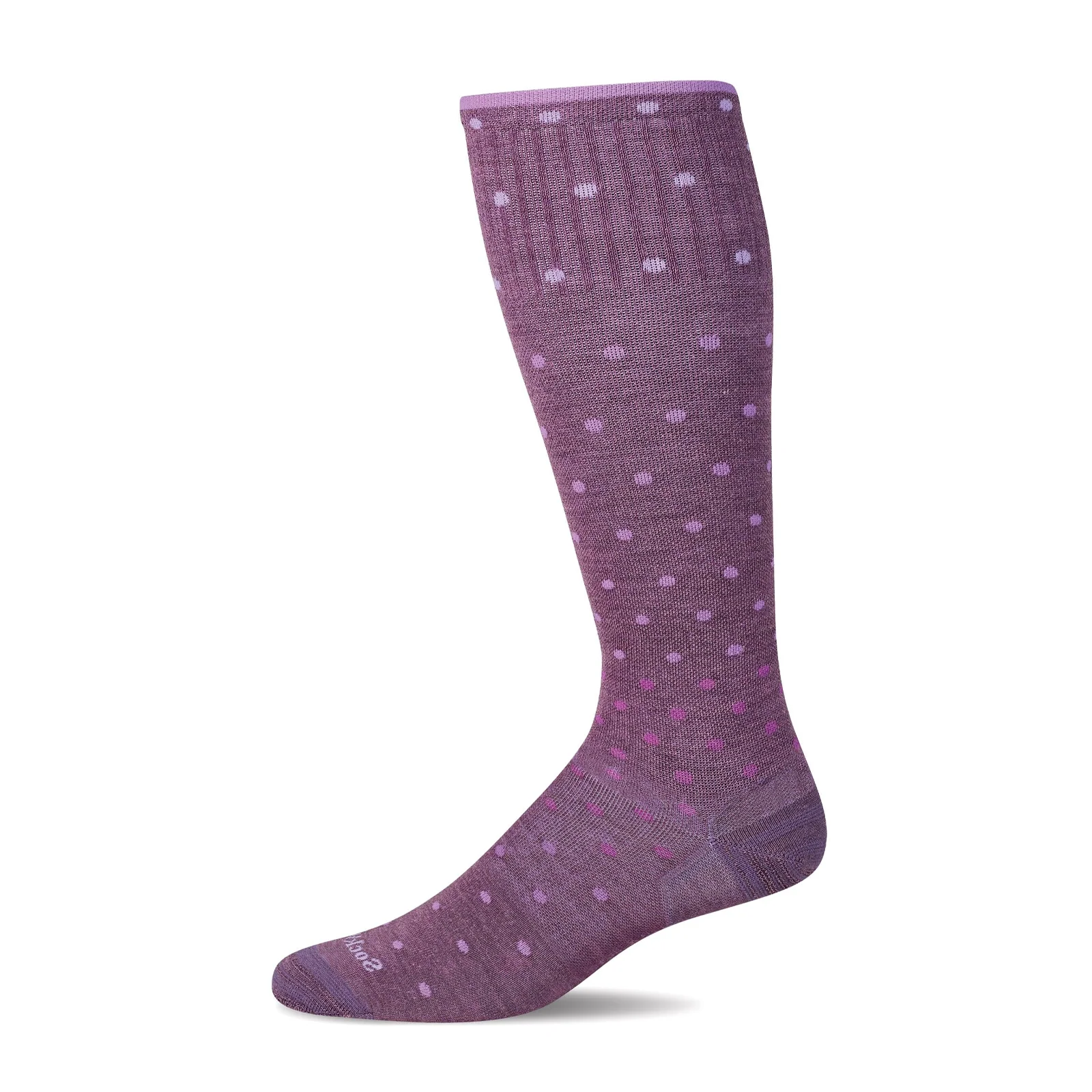 Sockwell On the Spot Over the Calf Compression Sock (Women) - Orchid - Image 2