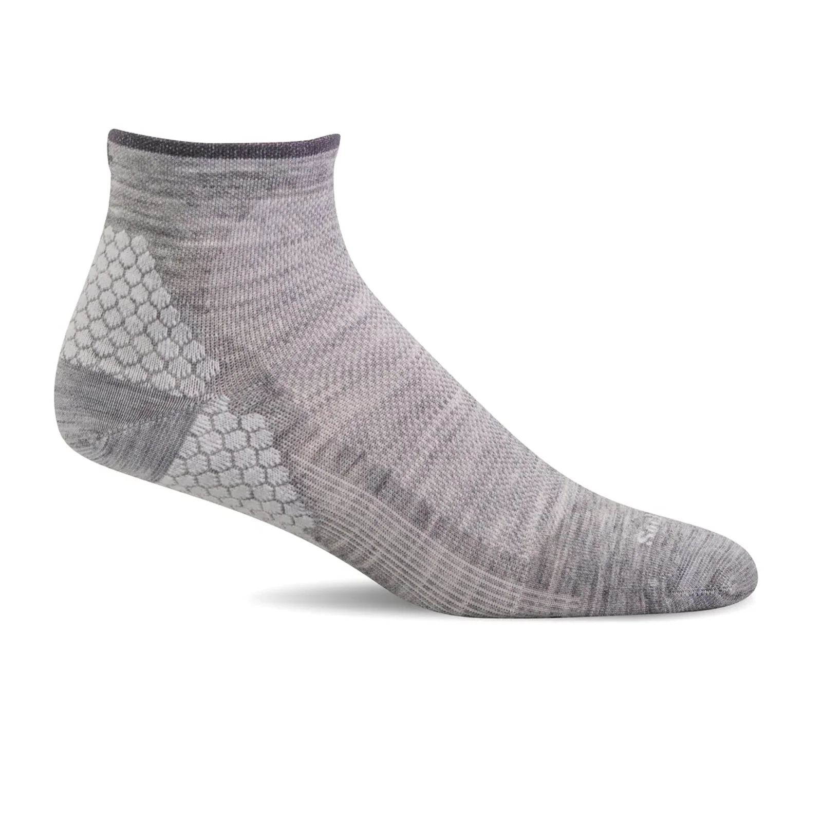 Sockwell Plantar Sport Quarter Compression Sock (Women) - Grey