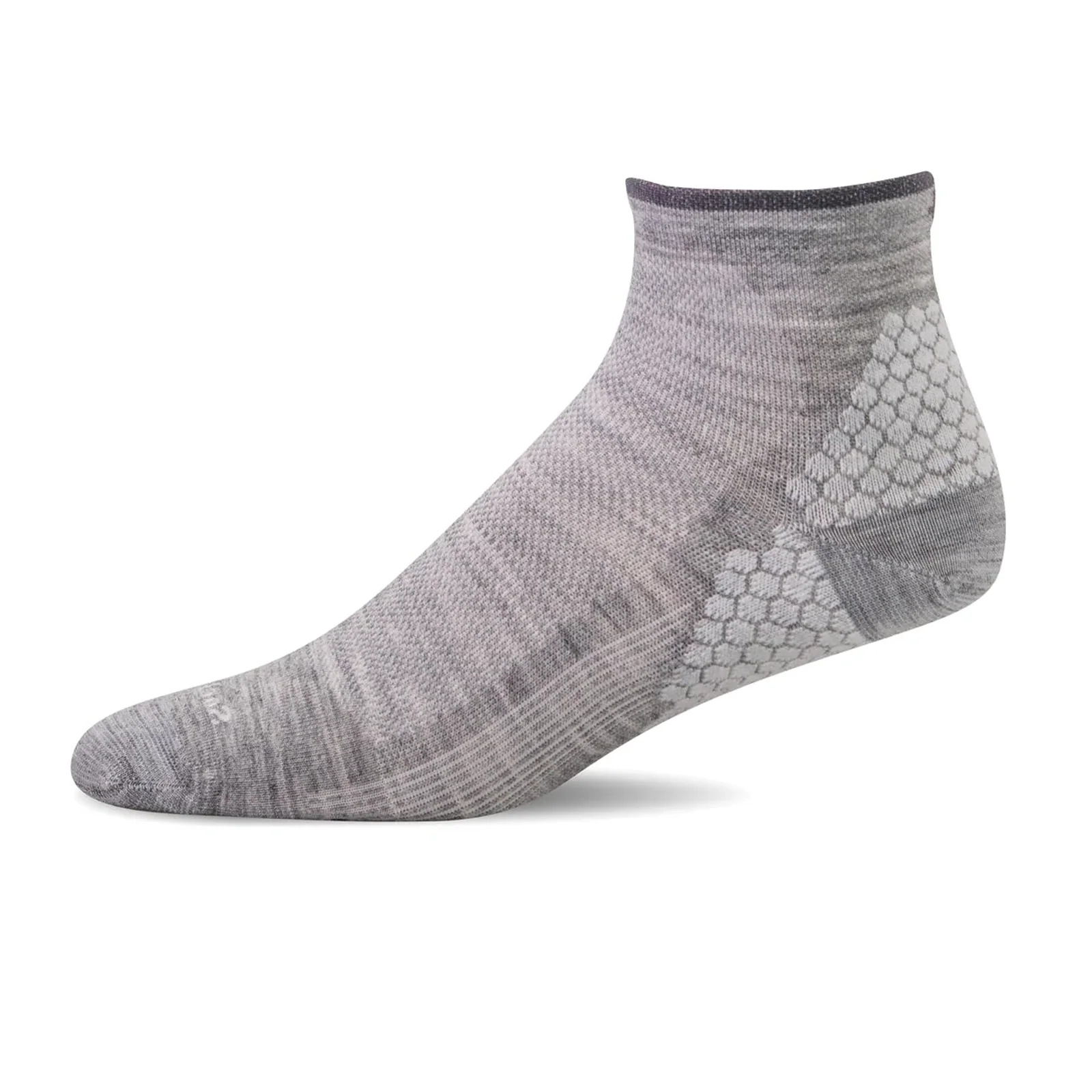 Sockwell Plantar Sport Quarter Compression Sock (Women) - Grey - Image 2