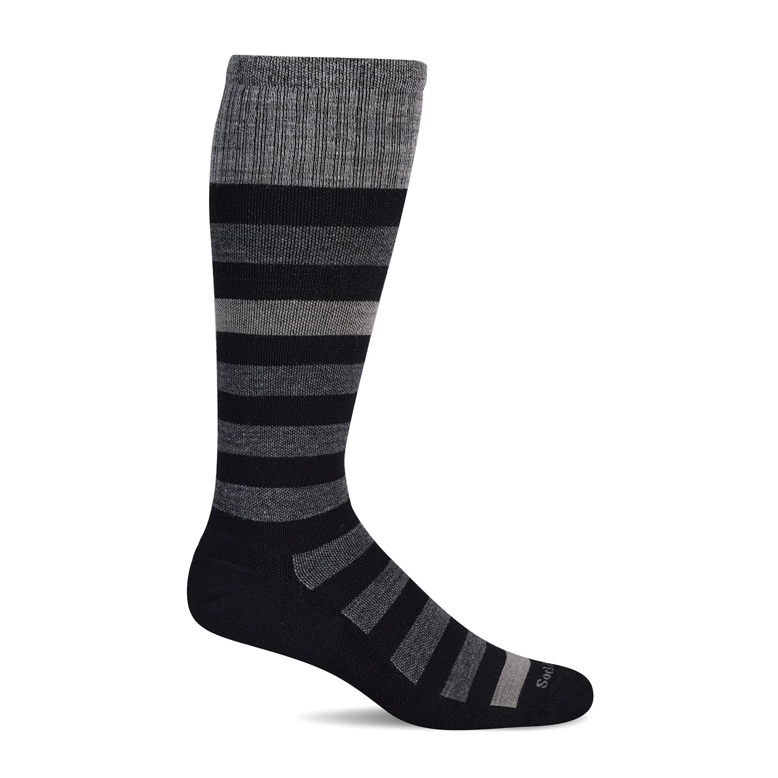 Sockwell Rugby Over the Calf Compression Sock (Men) - Black
