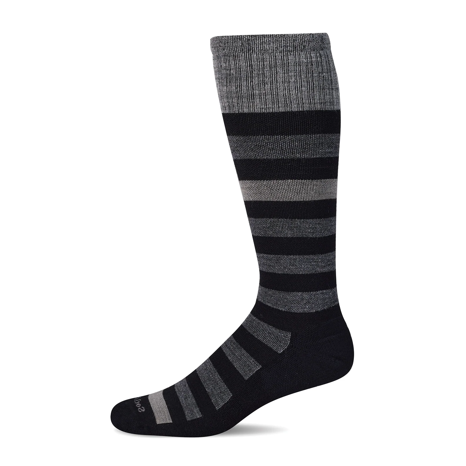 Sockwell Rugby Over the Calf Compression Sock (Men) - Black - Image 2