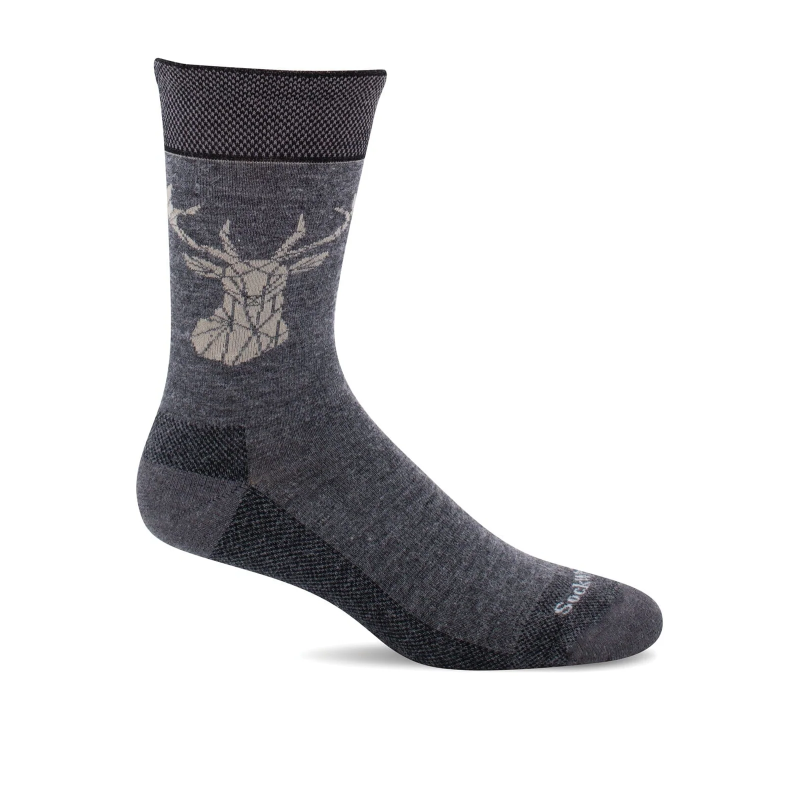 Sockwell Tender Foot Crew Sock (Men) - Charcoal