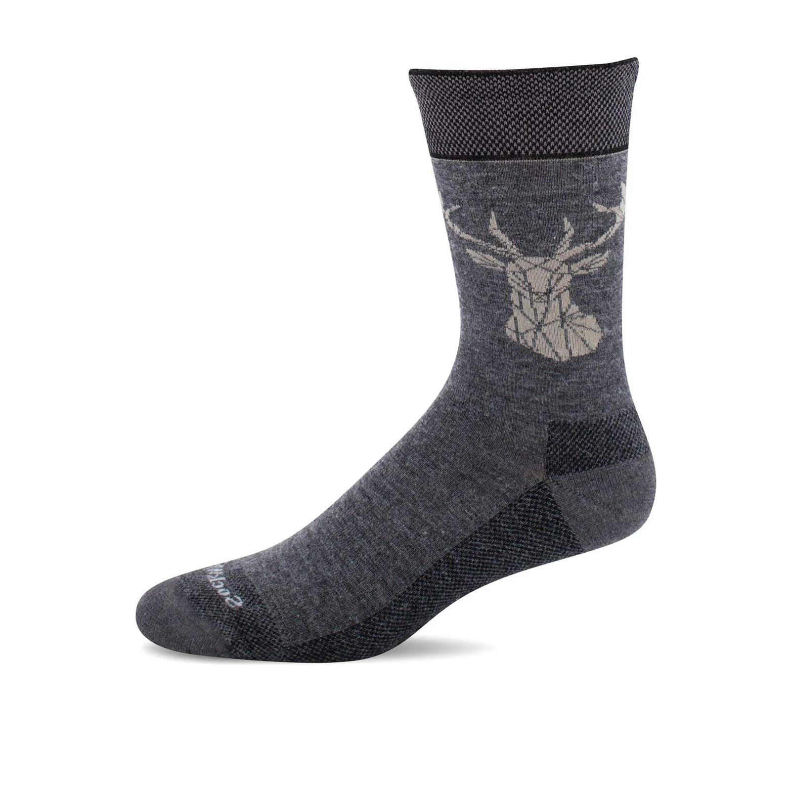 Sockwell Tender Foot Crew Sock (Men) - Charcoal - Image 2