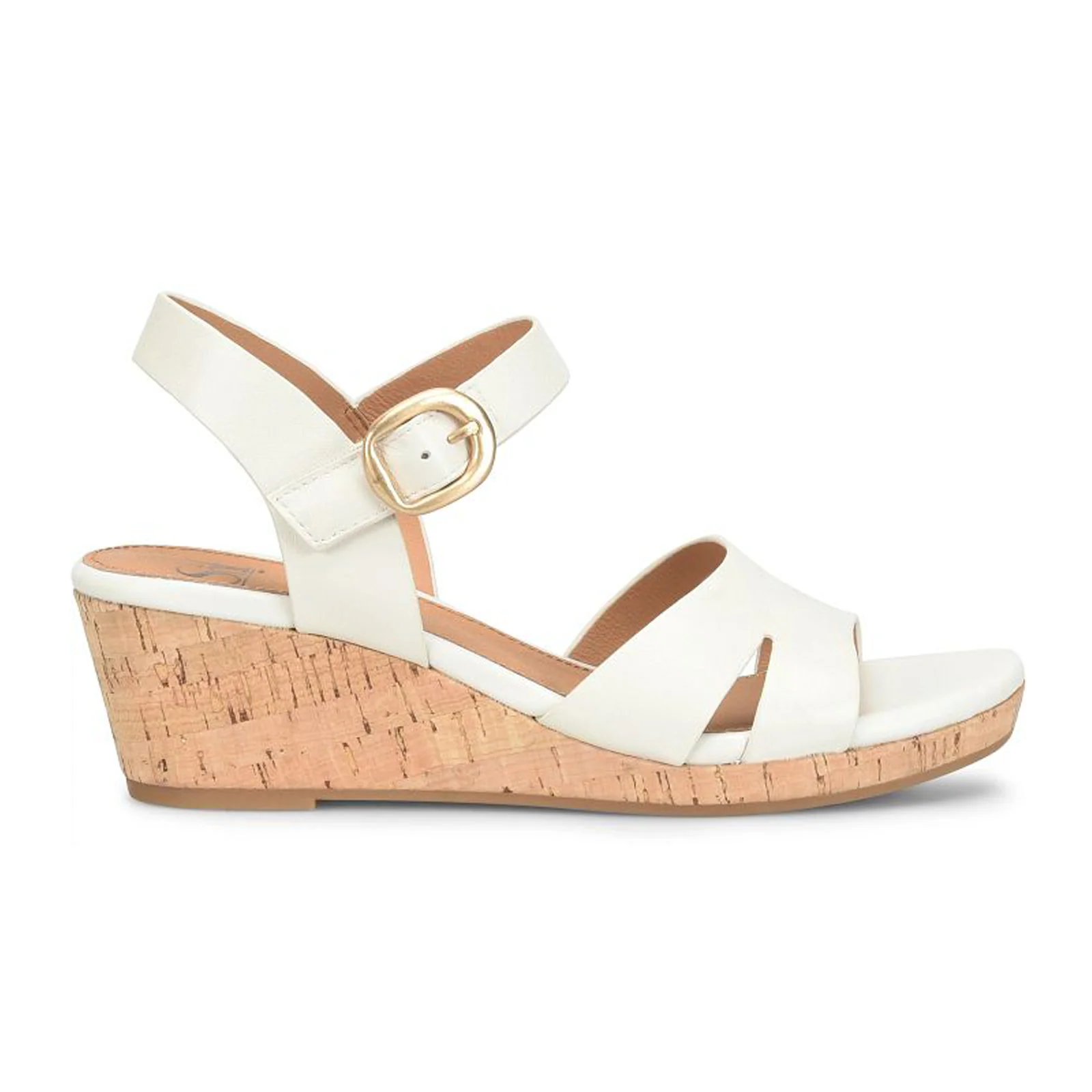 Sofft Vanessa Wedge Sandal (Women) - Off White