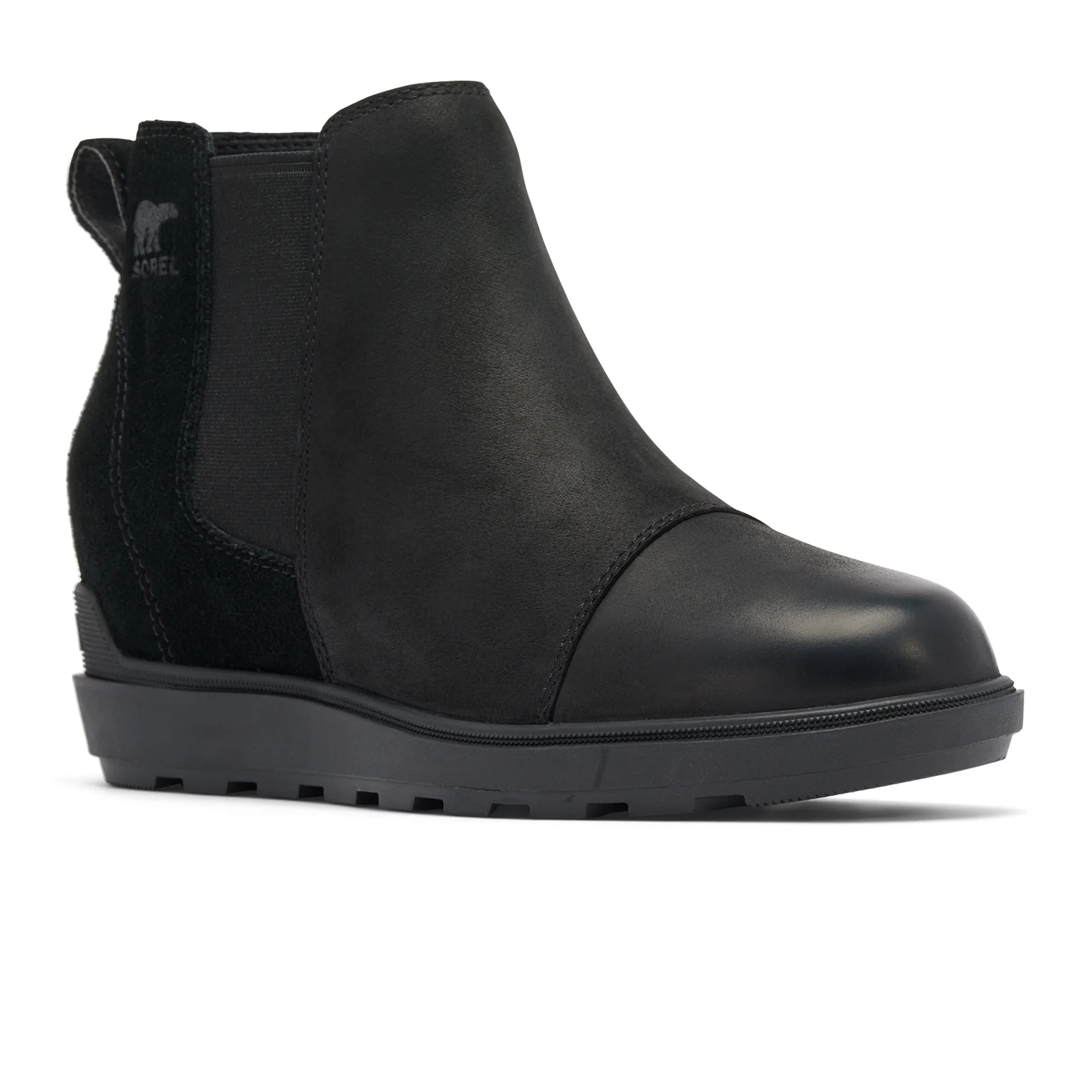Sorel Evie II Chelsea Boot (Women) - Black/Sea Salt - Image 3