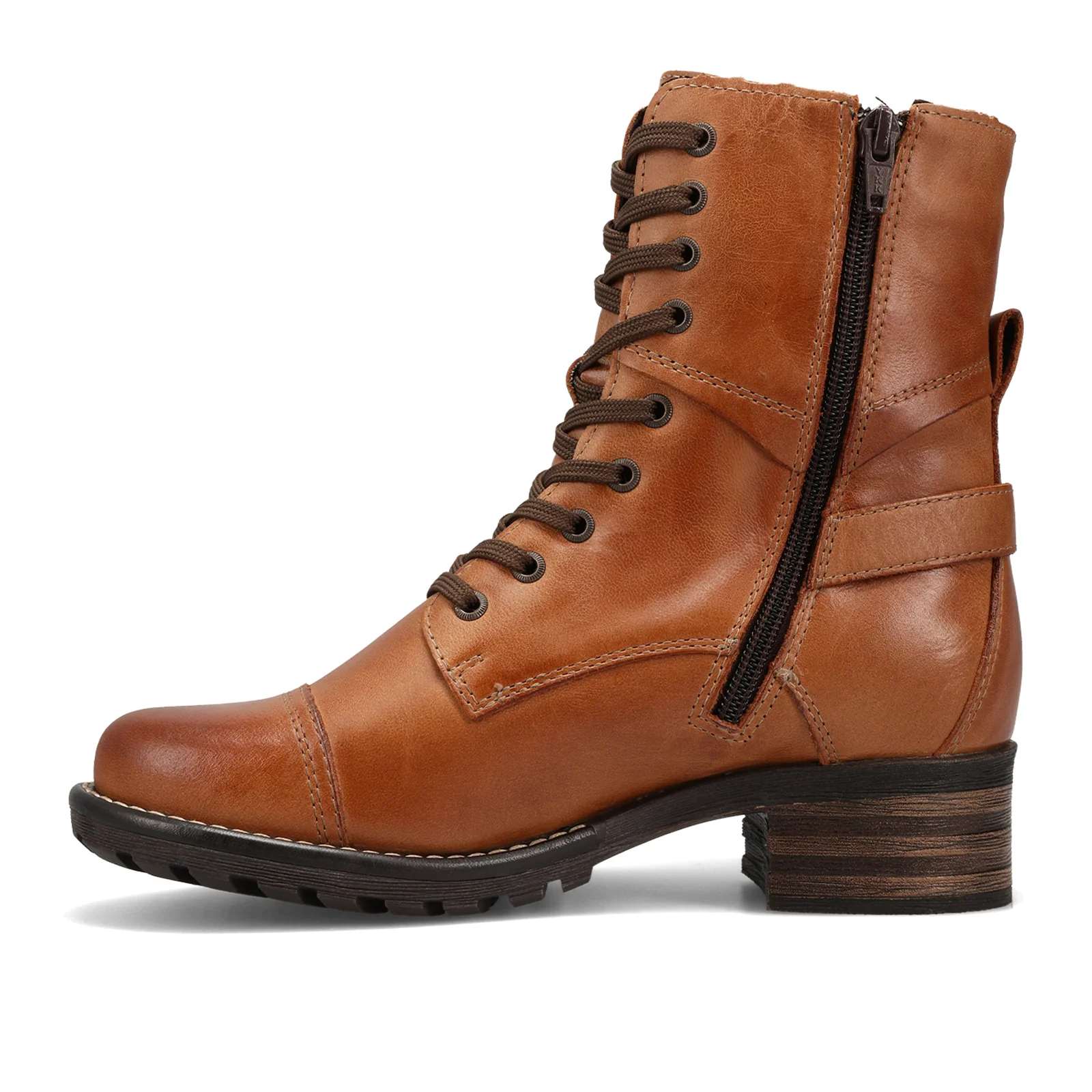 Taos Crave Lace Up Mid Boot (Women) - Caramel - Image 2