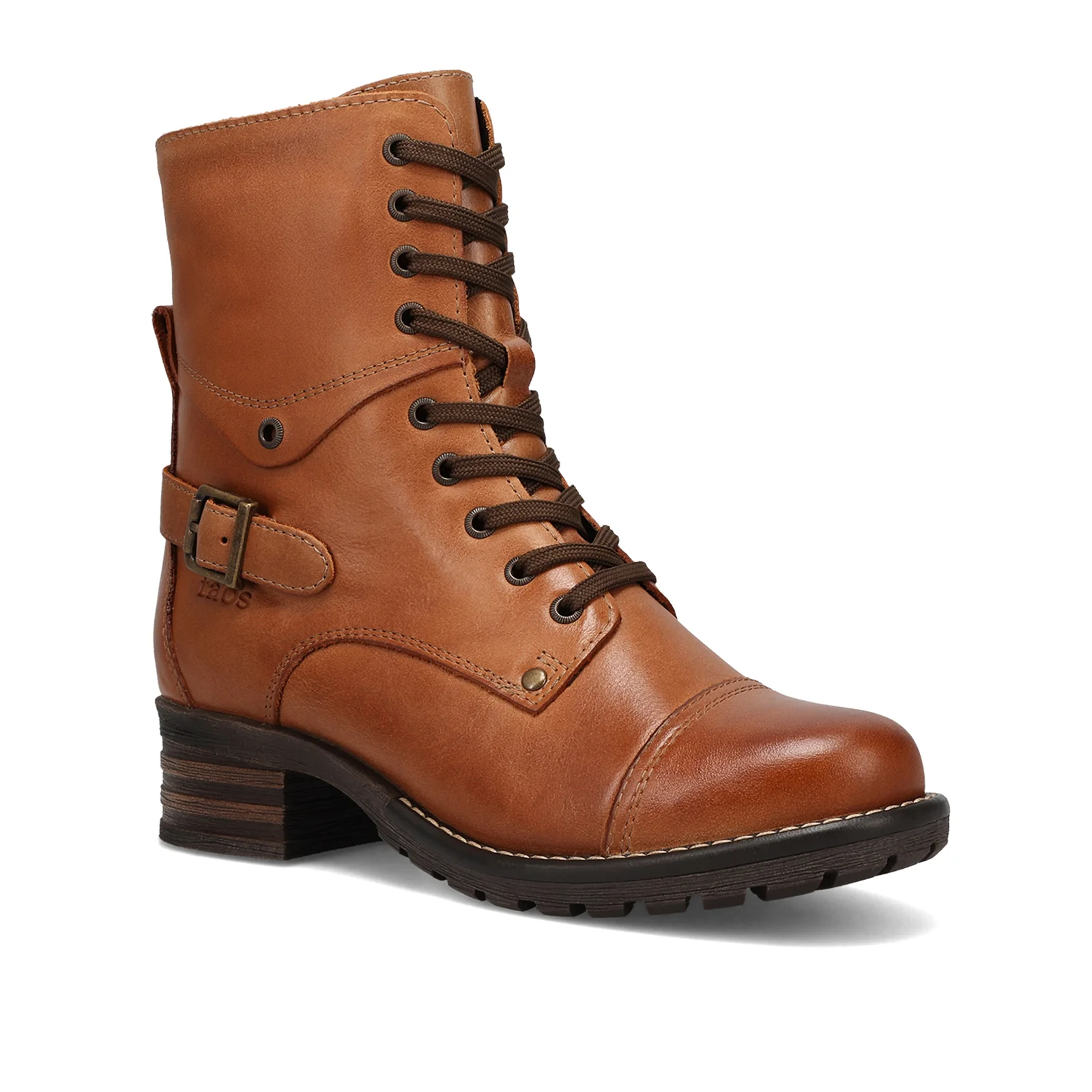 Taos Crave Lace Up Mid Boot (Women) - Caramel - Image 3