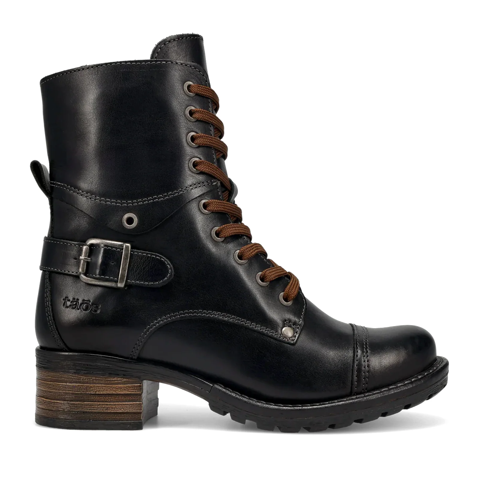 Taos Crave Lace Up Mid Boot (Women) - Classic Black