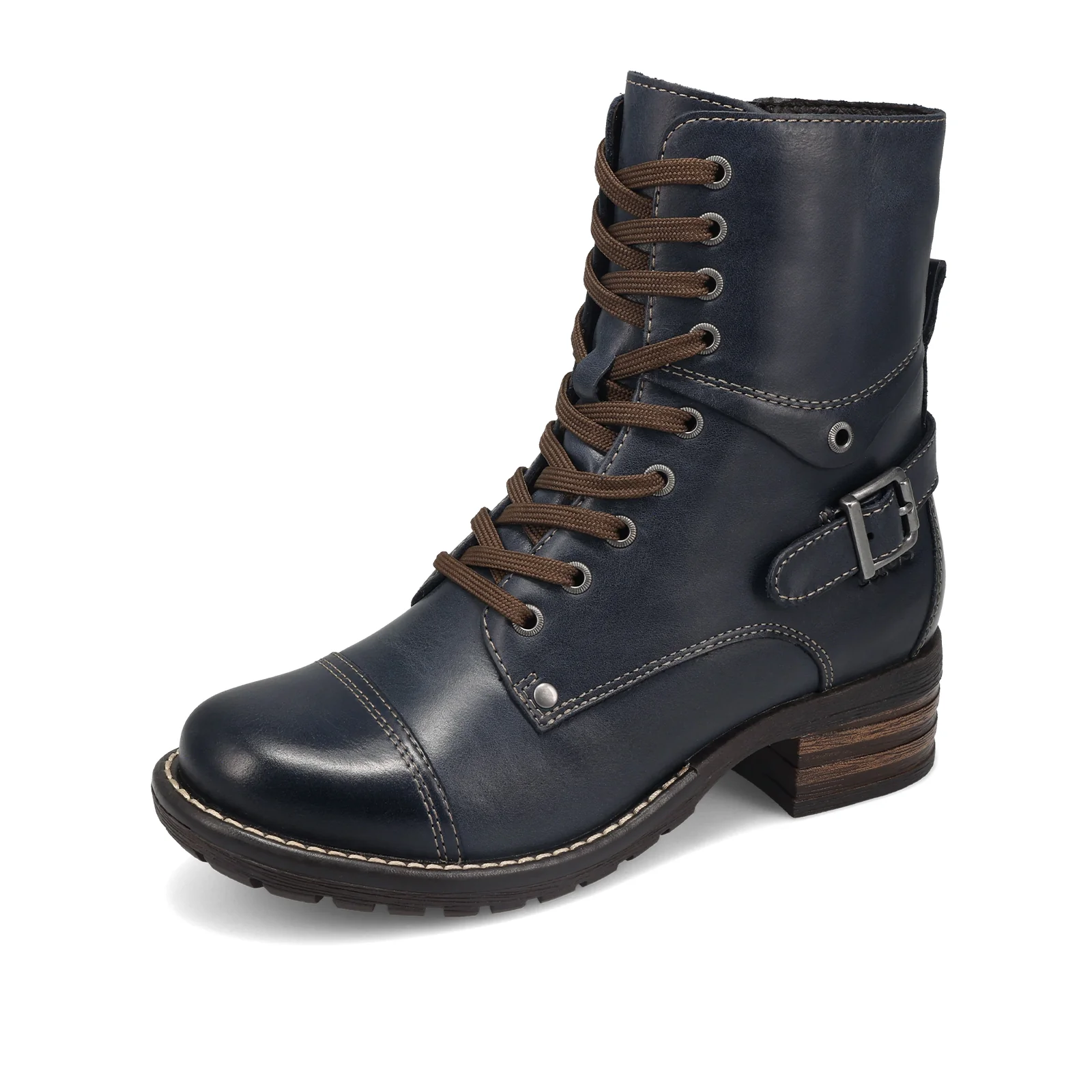 Taos Crave Lace Up Mid Boot (Women) - Dark Blue - Image 4