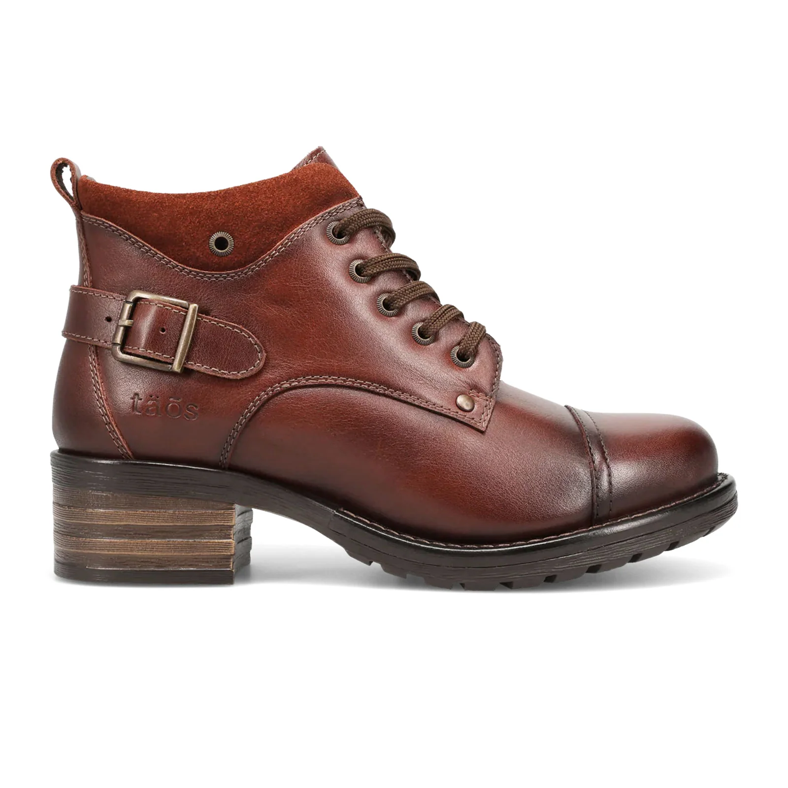 Taos Mini Crave Ankle Boot (Women) - Cognac
