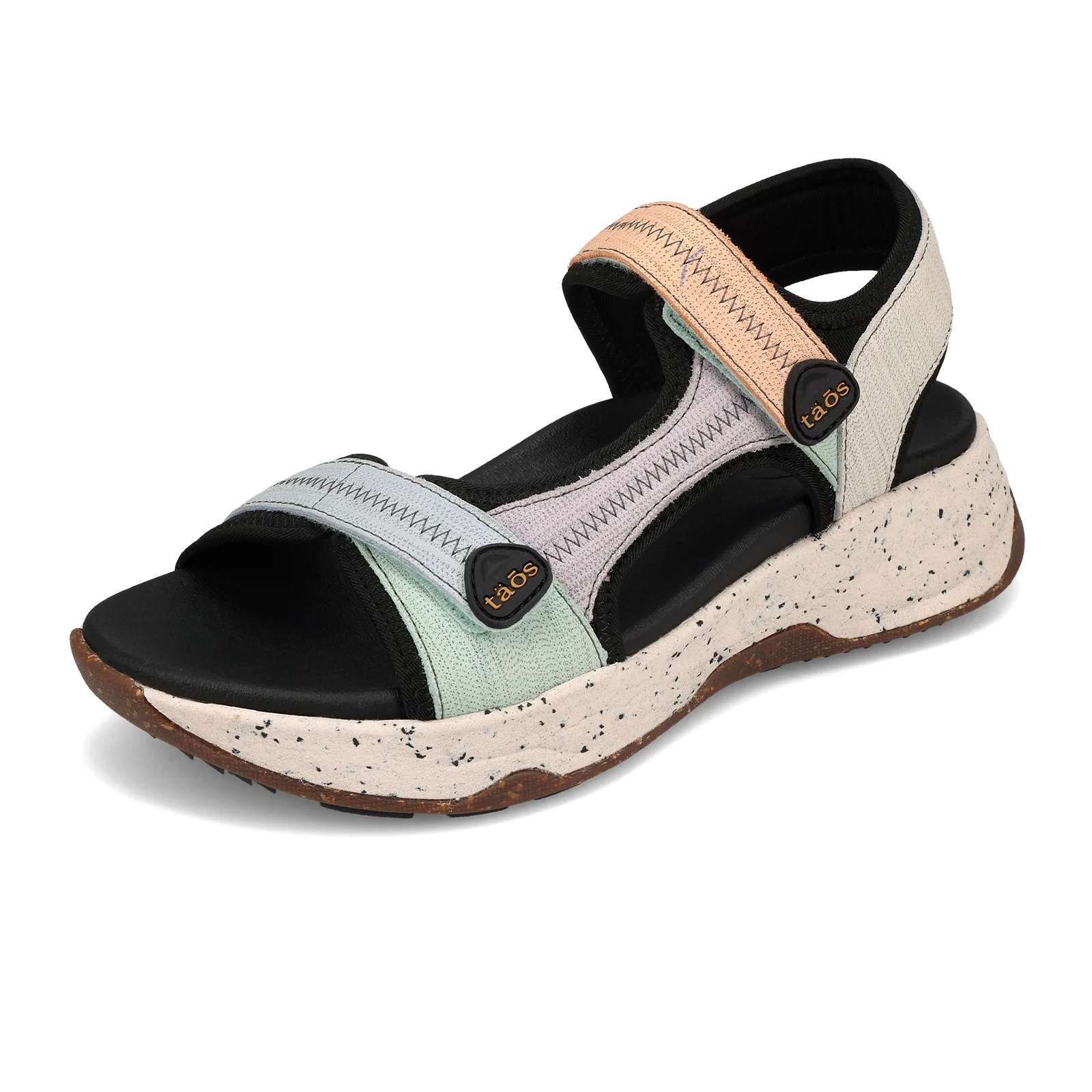 Taos Super Side Active Sandal (Women) - Retro Embossed Multi - Image 4
