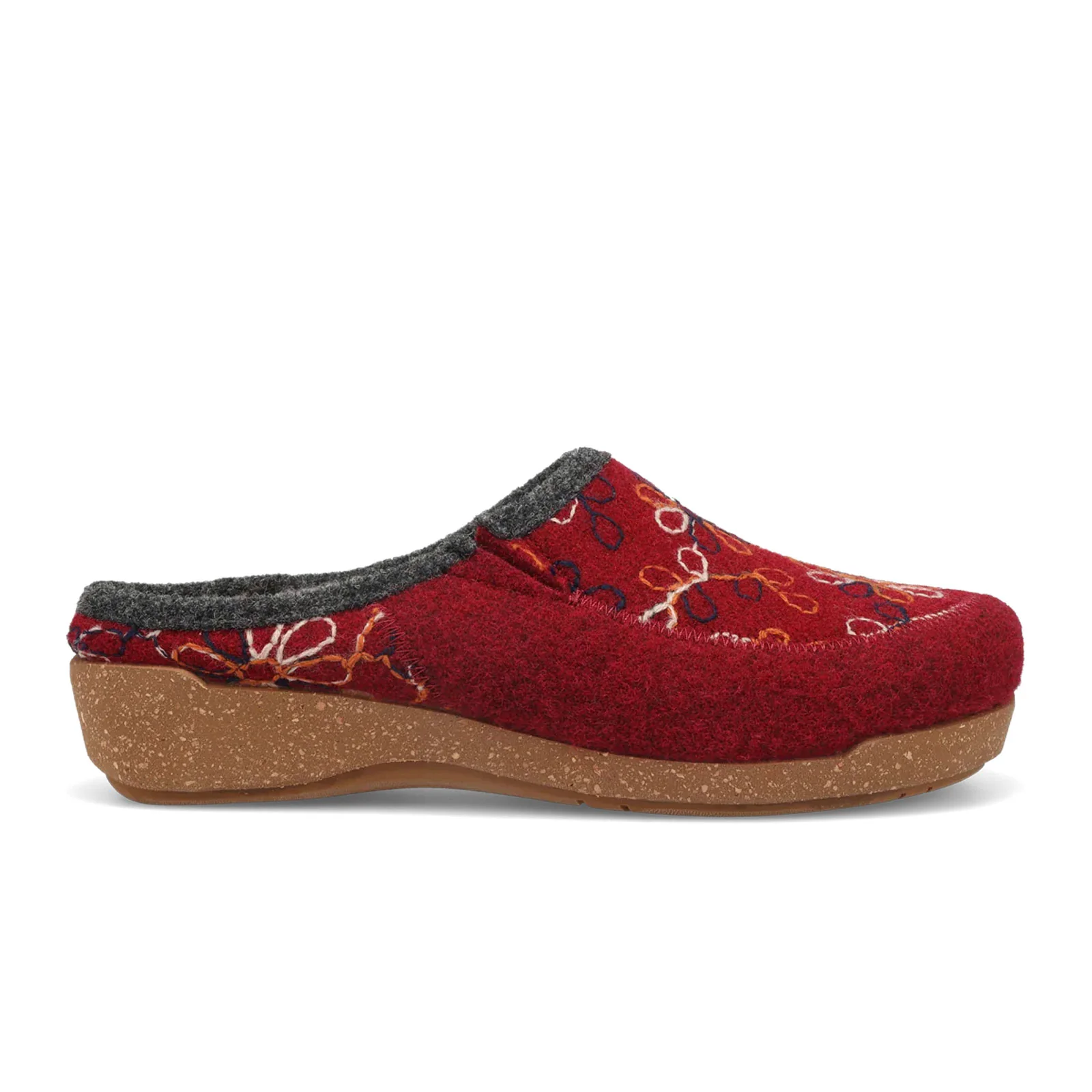 Taos Woolflower Slipper (Women) - Cranberry
