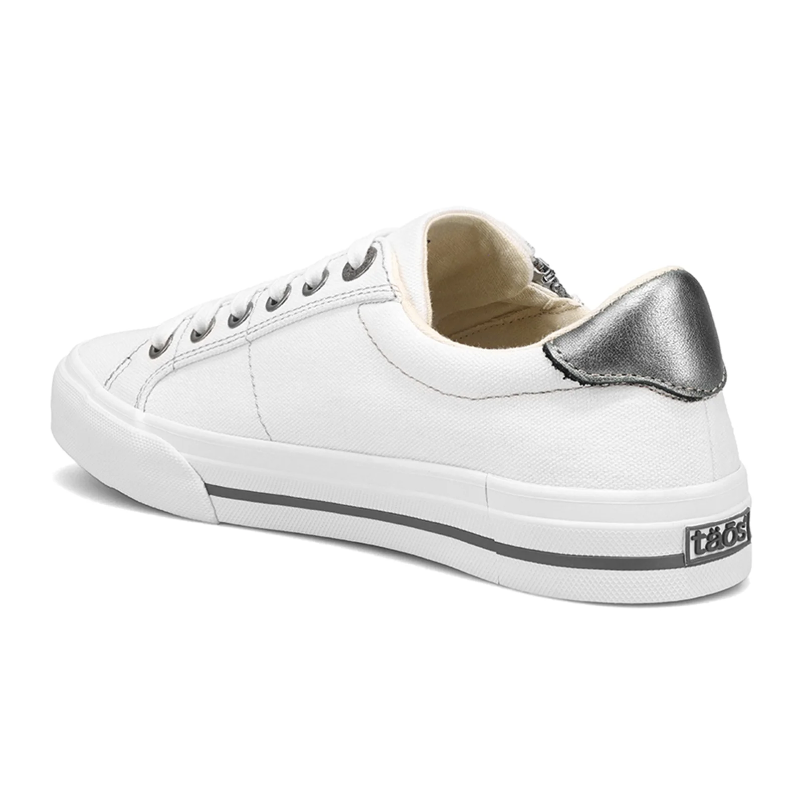 Taos Z Soul Sneaker (Women) - White/Pewter - Image 4