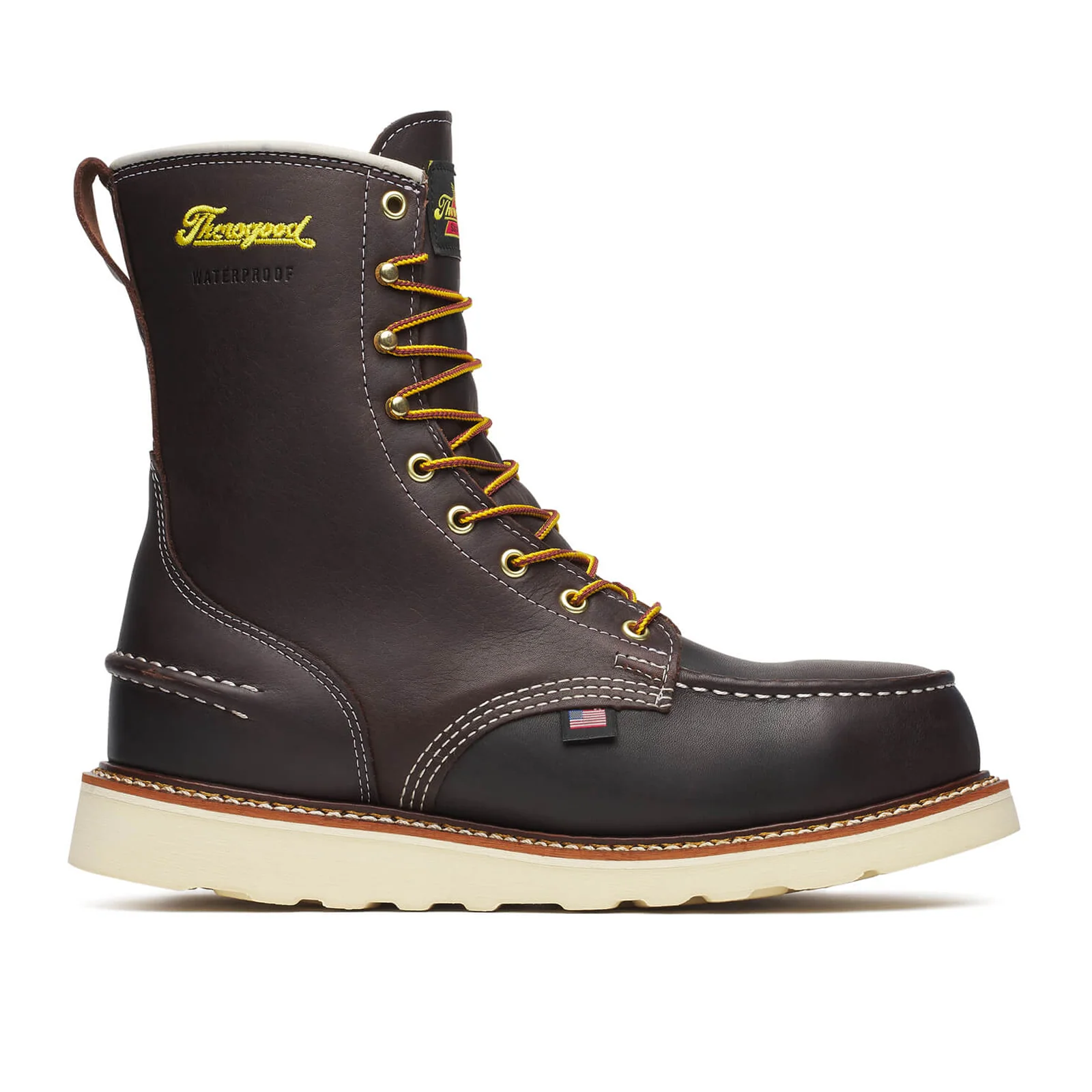 Thorogood 1957 Series 8" Moc Toe Waterproof Steel Toe Work Boot (Men) - Brown