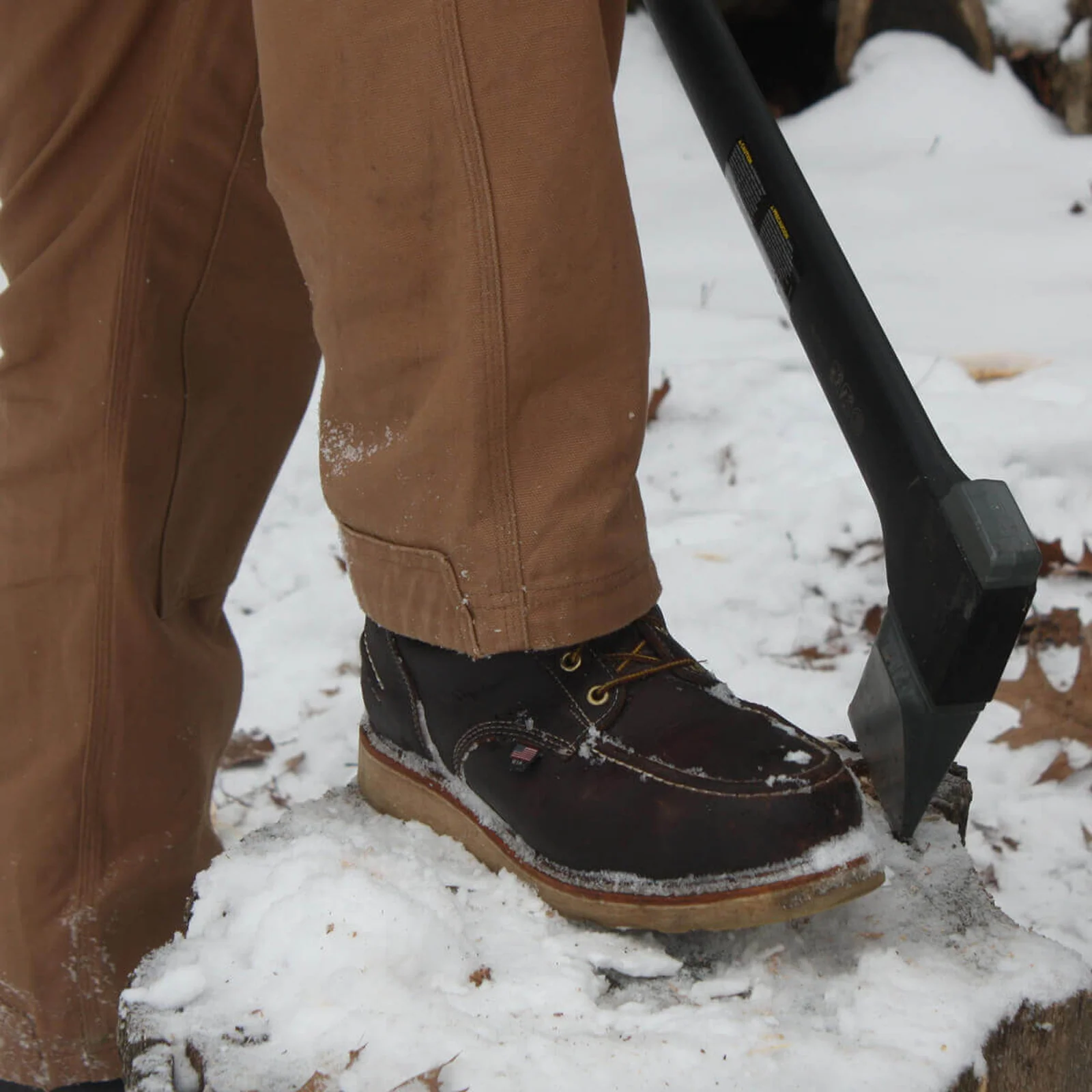 Thorogood 1957 Series 8" Moc Toe Waterproof Steel Toe Work Boot (Men) - Brown - Image 7