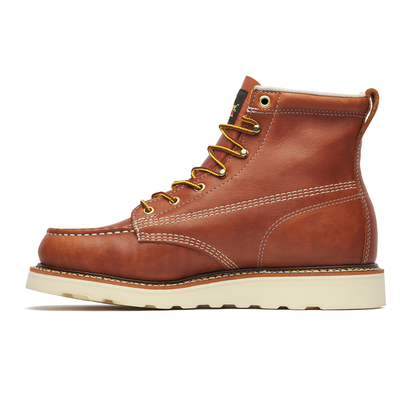 Thorogood American Heritage 6" Moc Toe Soft Toe Work Boot (Men) - Tobacco - Image 2